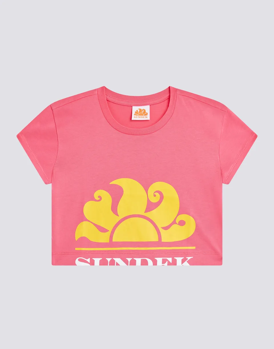 sundek-mini-crop-t-shirt-crop-bambina image 1
