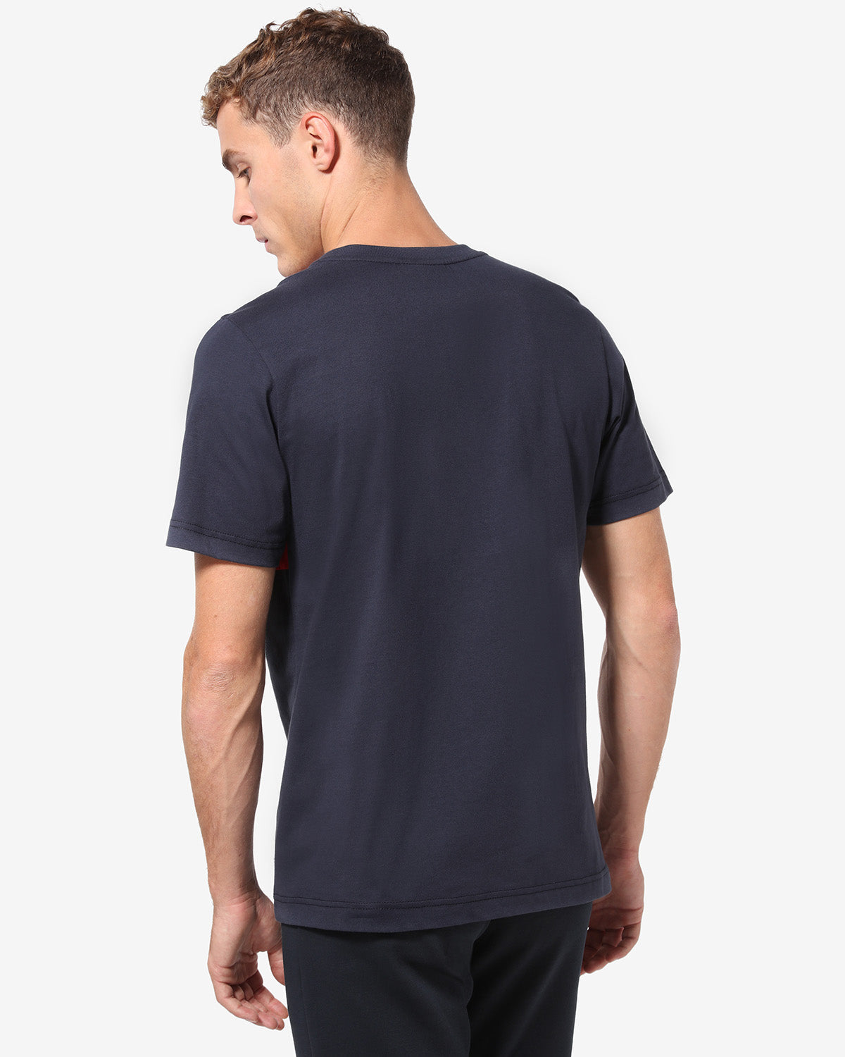 australian-tape-logo-t-shirt-blu-navy-cotone-regular-fit image 3