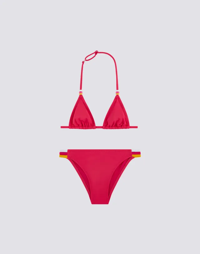 sundek-mini-jennifer-bikini-bambina-top-triangolo-regolabile-slip-fisso image 1