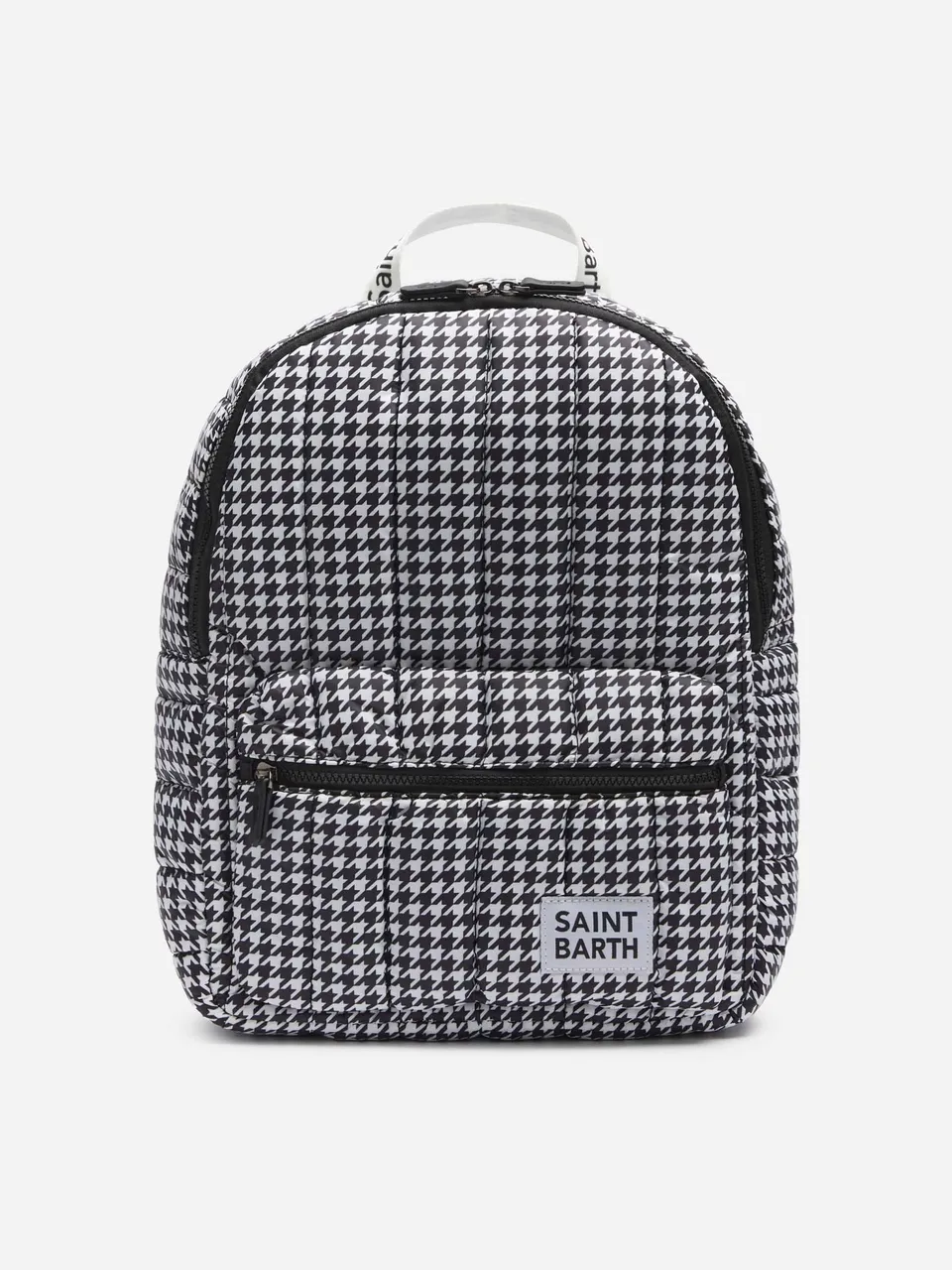 mc2-saint-barth-zaino-puffer-imbottito-pied-de-poule-45x30x18 image 1
