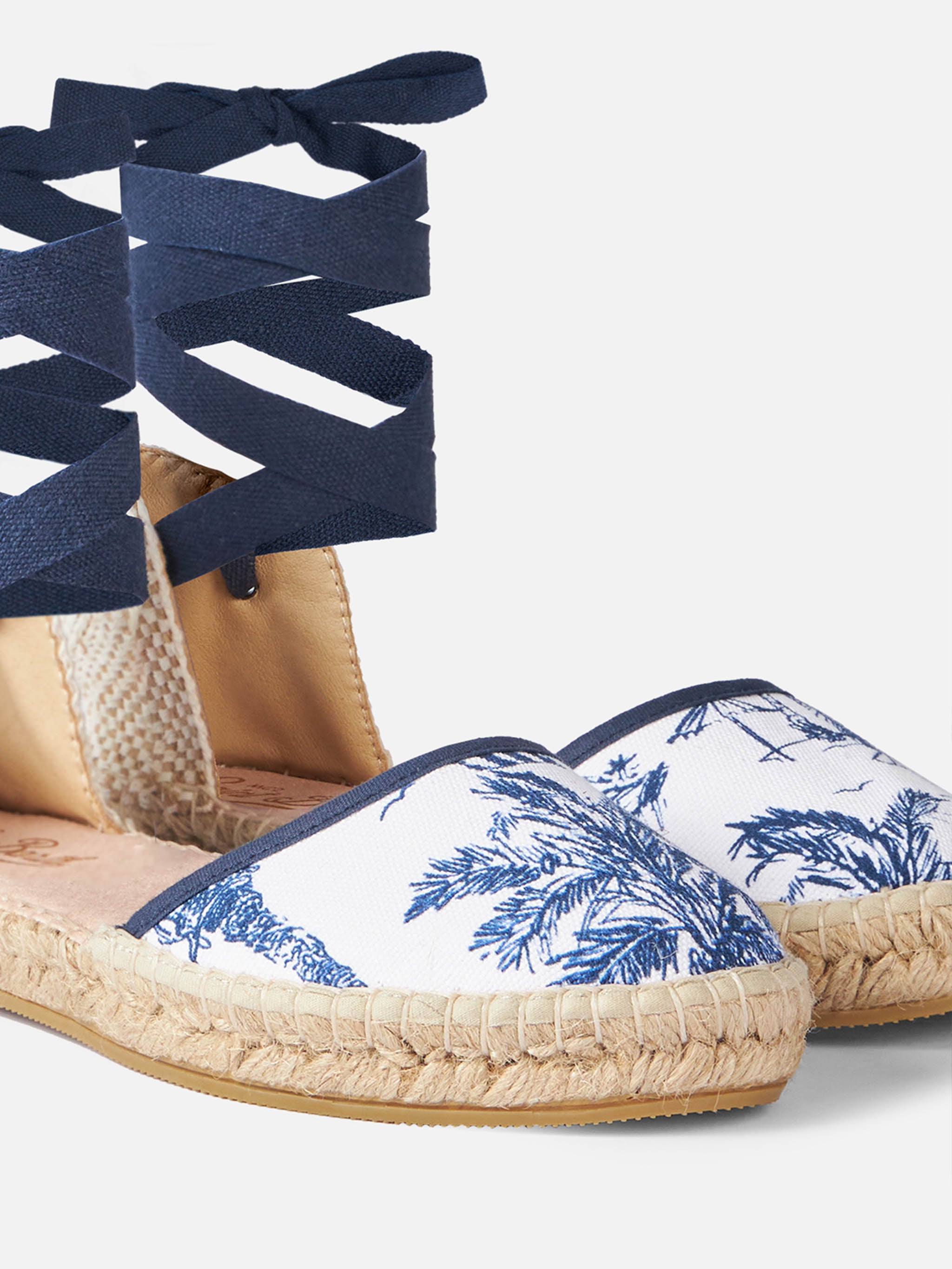 mc2-saint-barth-soe0007-espadrillas-piatte-toile-de-jouy-con-laccio-blu image 4