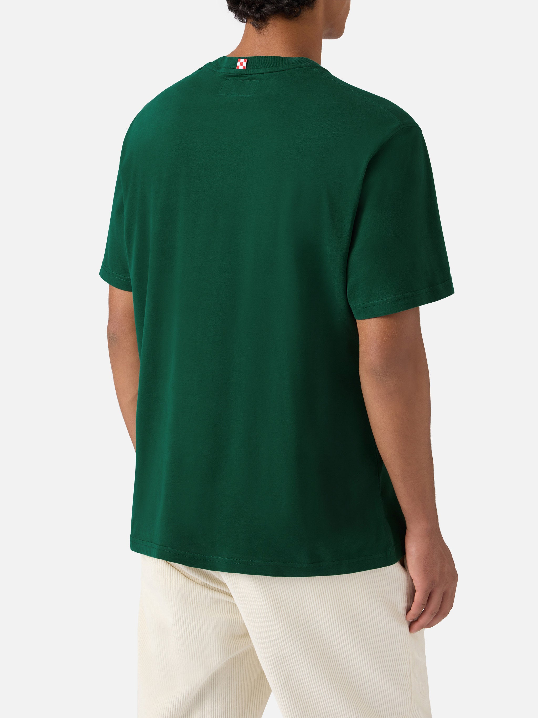 mc2-saint-barth-t-shirt-arnott-warm-touch-uomo-in-cotone-organico-verde-con-rica image 3