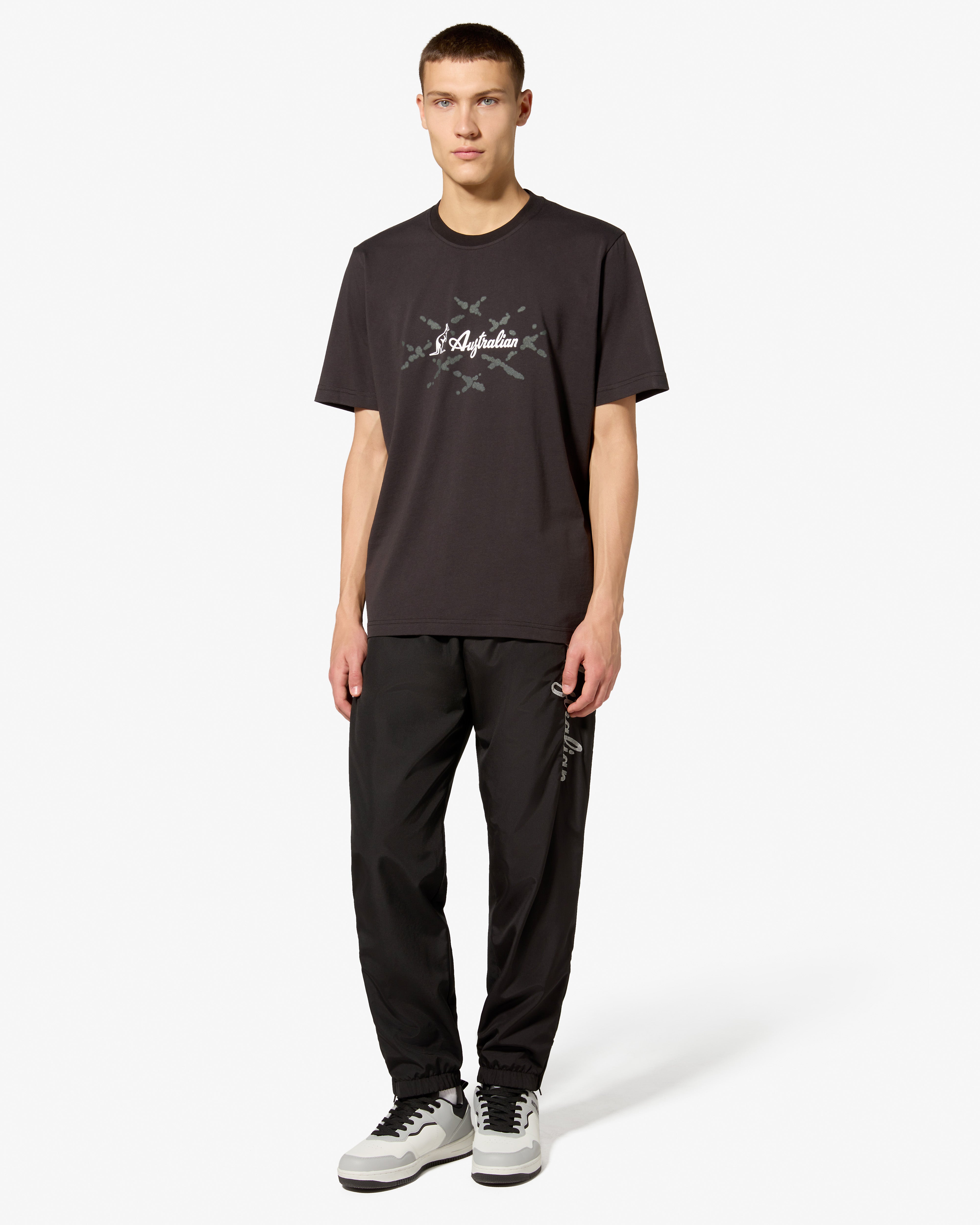 australian-cage-t-shirt-cotone-nero-made-in-italy-aruts0010cage01 image 2