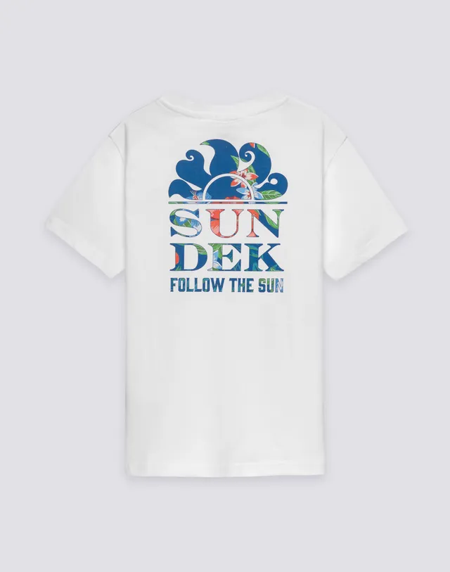 sundek-t-shirt-bambino-manica-corta-stampa-island-bliss image 1