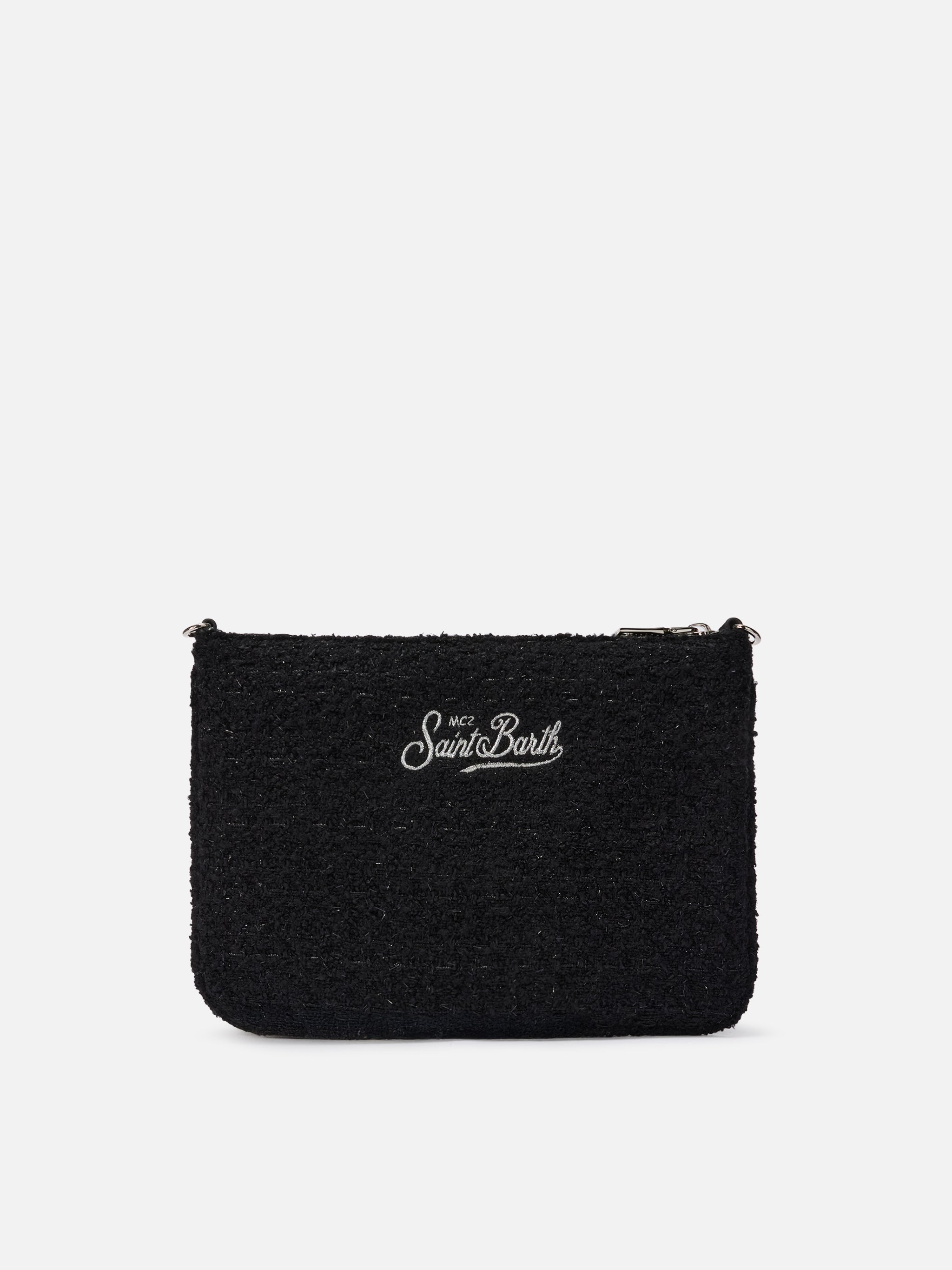 mc2-saint-barth-borsa-crossbody-parisienne-tweed-nera image 5