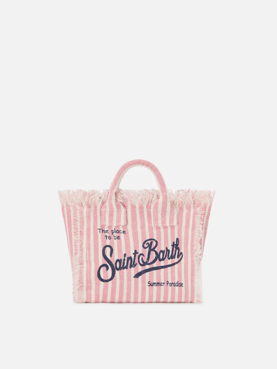 mc2-saint-barth-borsa-vanity-mini-bag-lino-rigato-rosa-bianco image 1