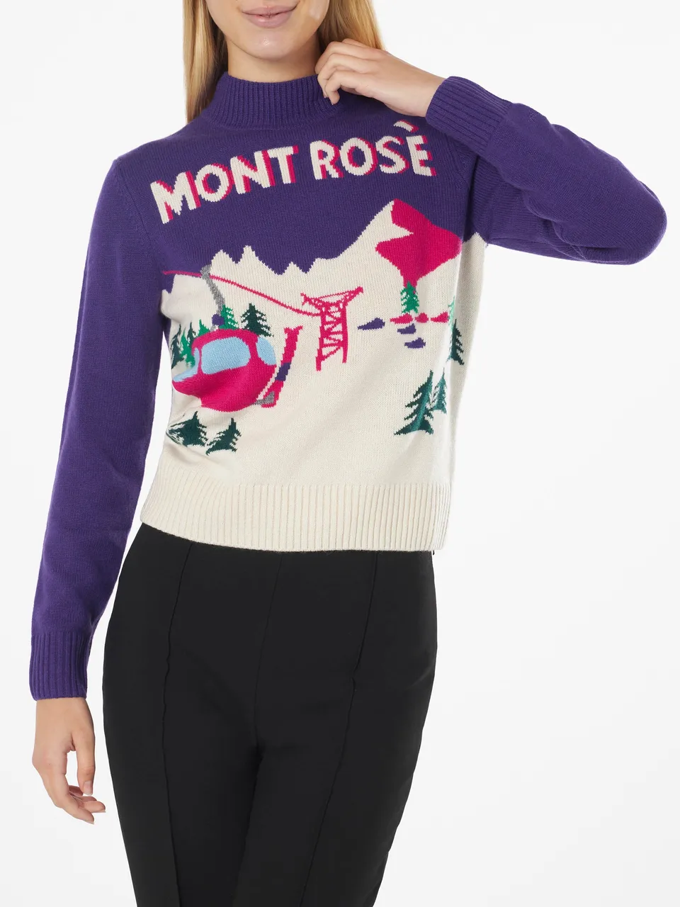 mc2-saint-barth-peak-pea0004-maglia-donna-cashmere-blend-cartolina-mont-ros image 1