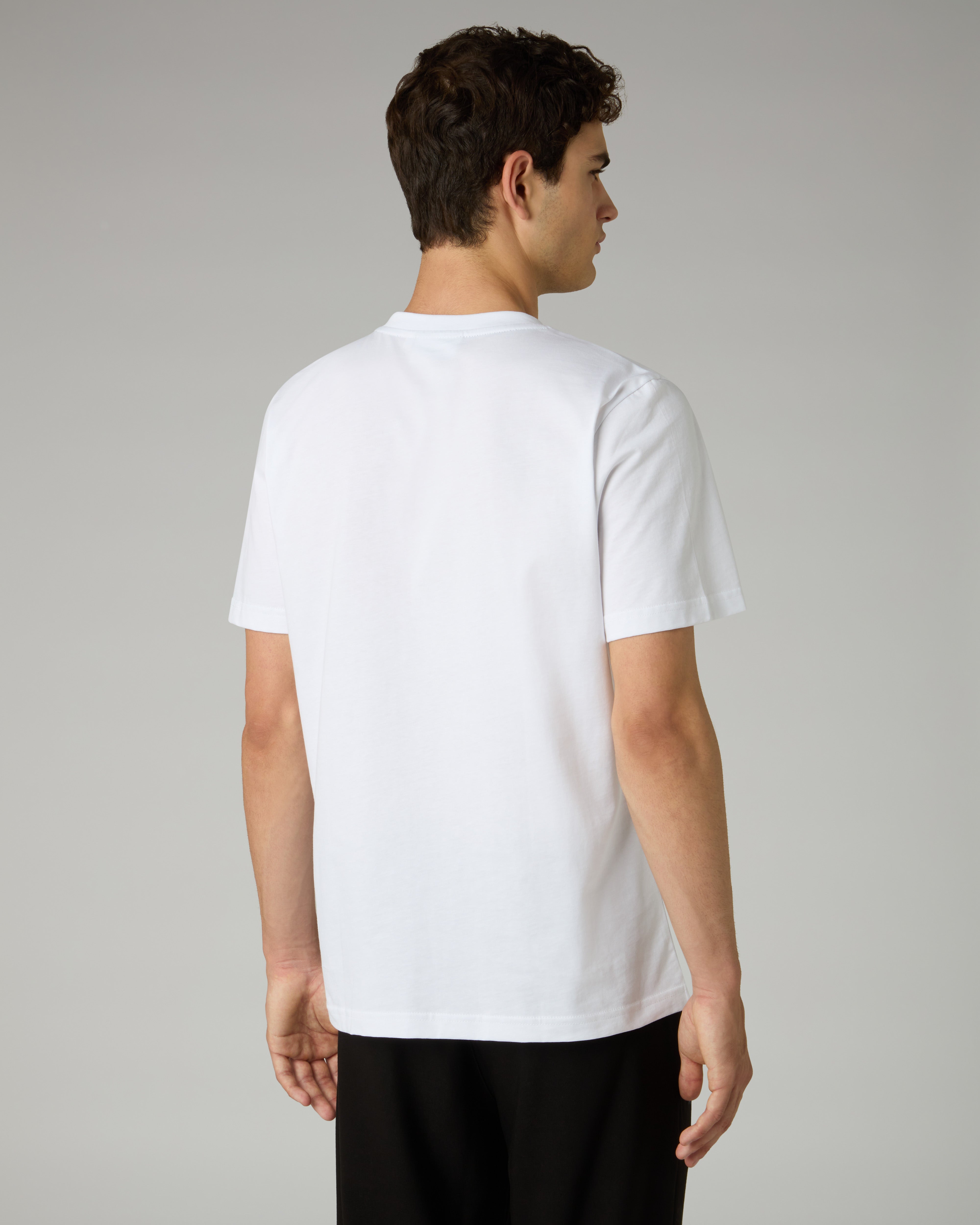 australian-broken-logo-t-shirt-league-maglietta-cotone-bianco image 3