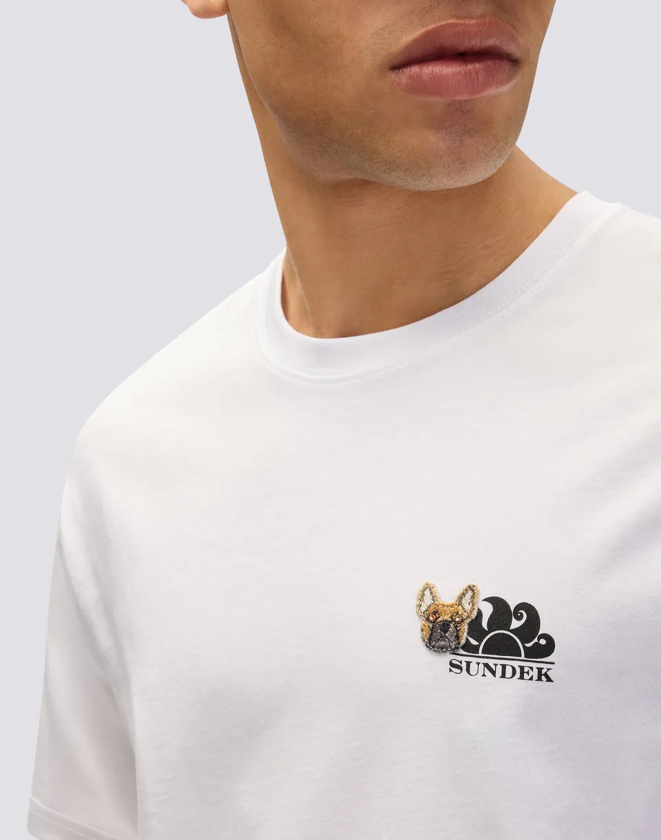 sundek-capsule-pelo-t-shirt-uomo-cotone-beach-french-bulldog image 1