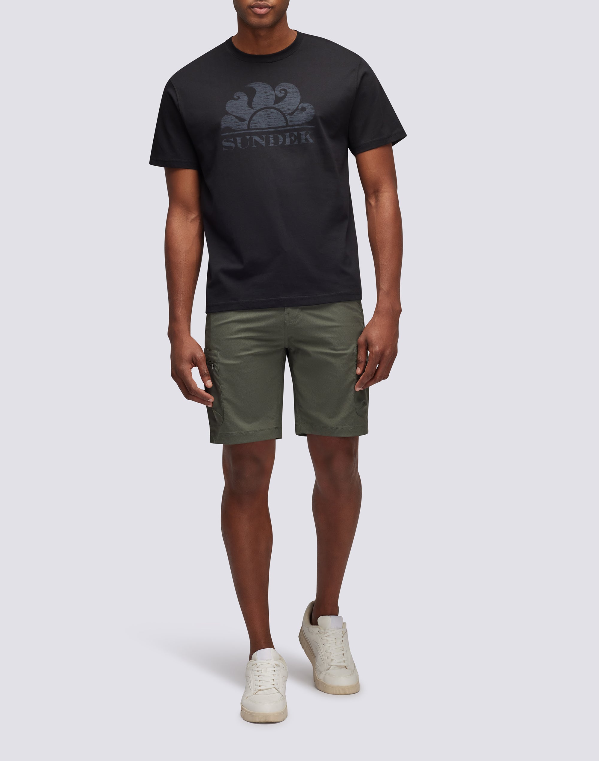 sundek-t-shirt-uomo-maniche-corte-cotone-maxi-logo-tono-su-tono image 3
