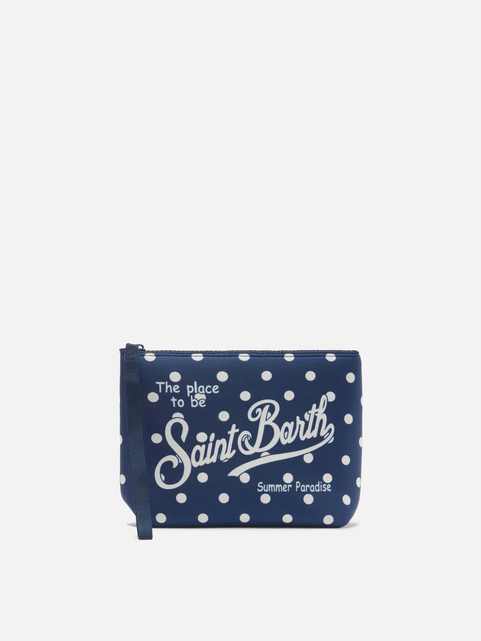 mc2-saint-barth-aline-pochette-scuba-pois-blu image 1