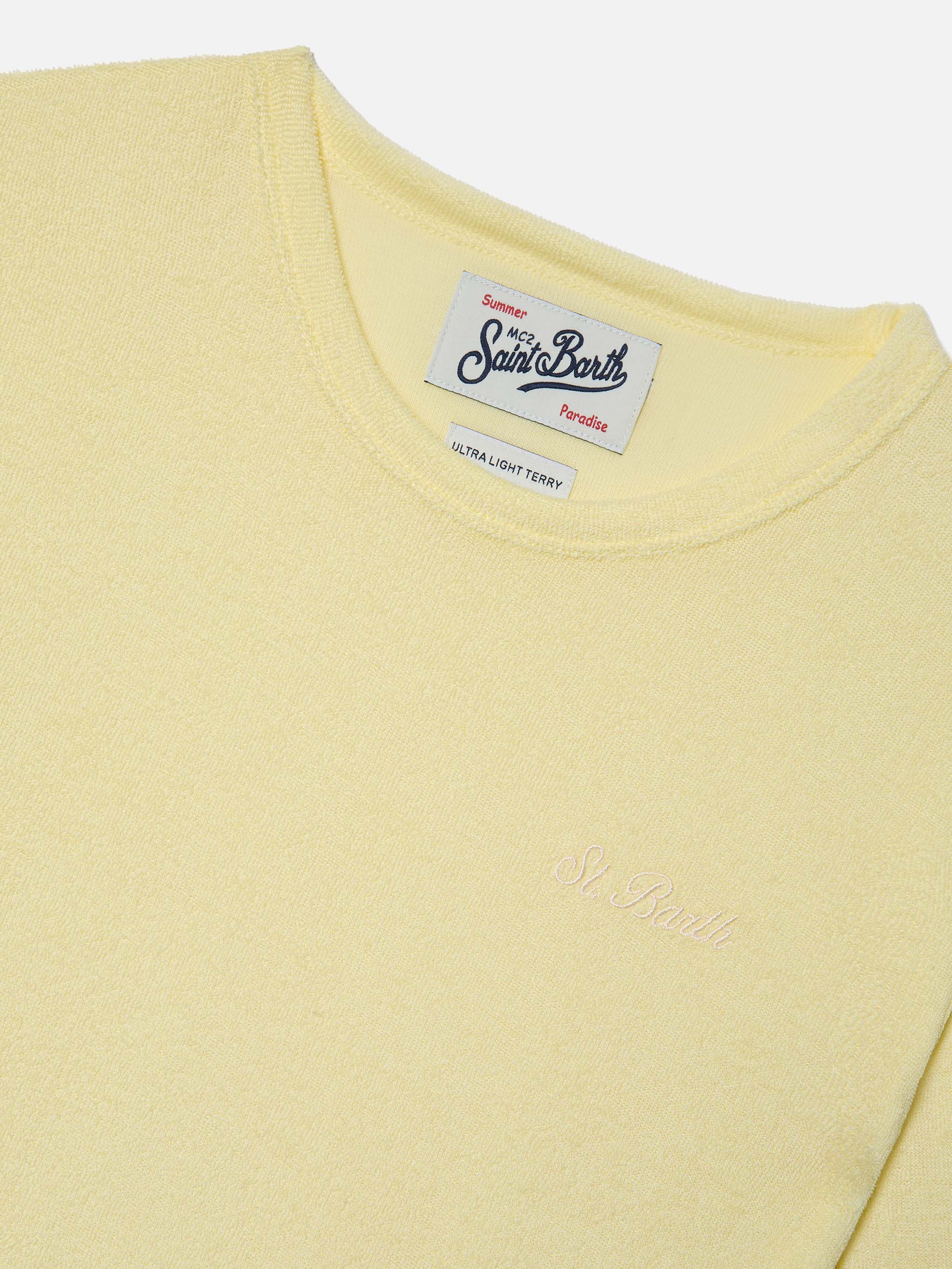 mc2-saint-barth-t-shirt-gary-jr-da-bambino-in-tessuto-effetto-spugna-giallo-con- image 3