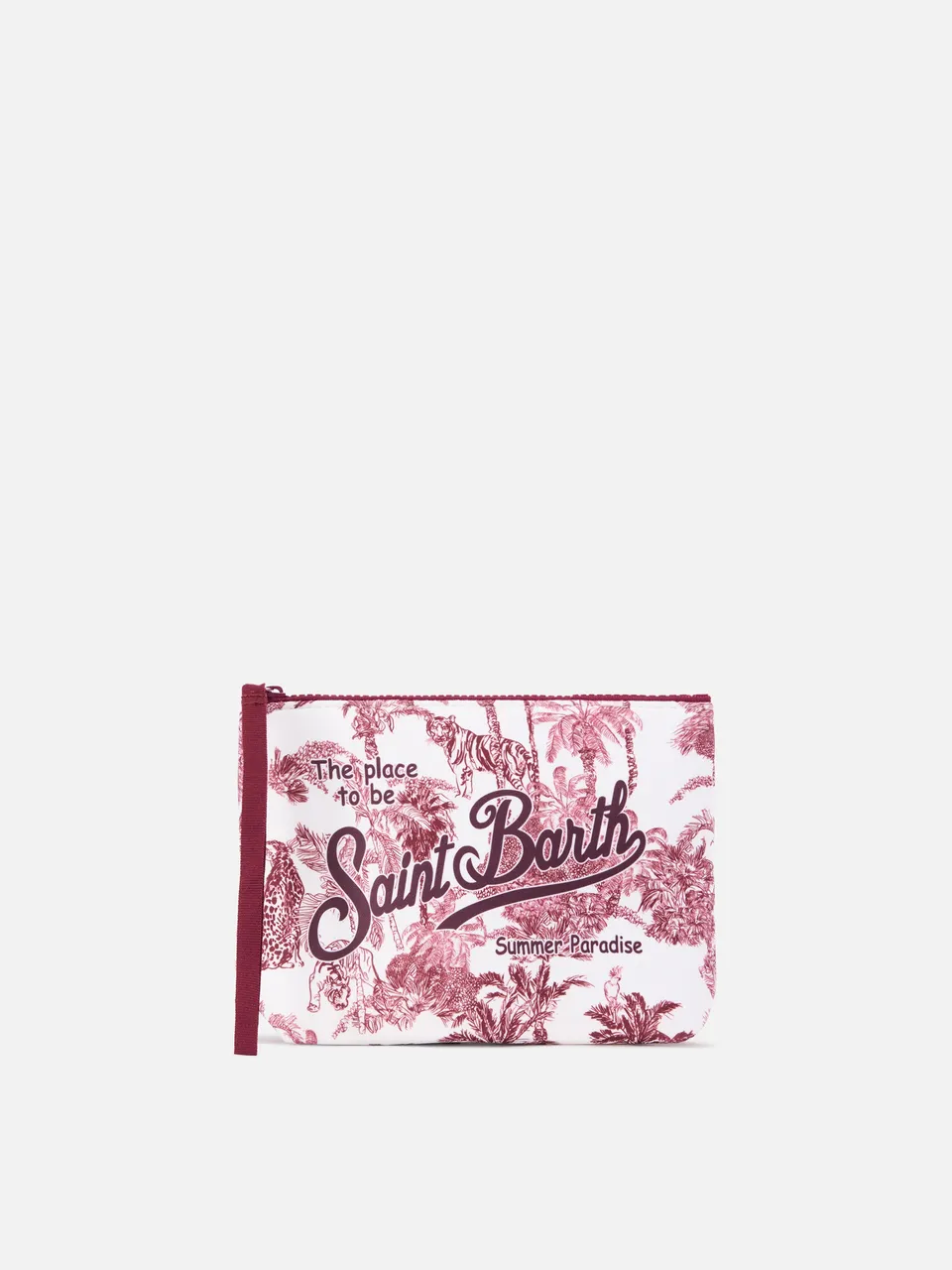 pochette-mc2-saint-barth-aline-in-tessuto-scuba-con-stampa-toile-de-jouy-bordeau image 1