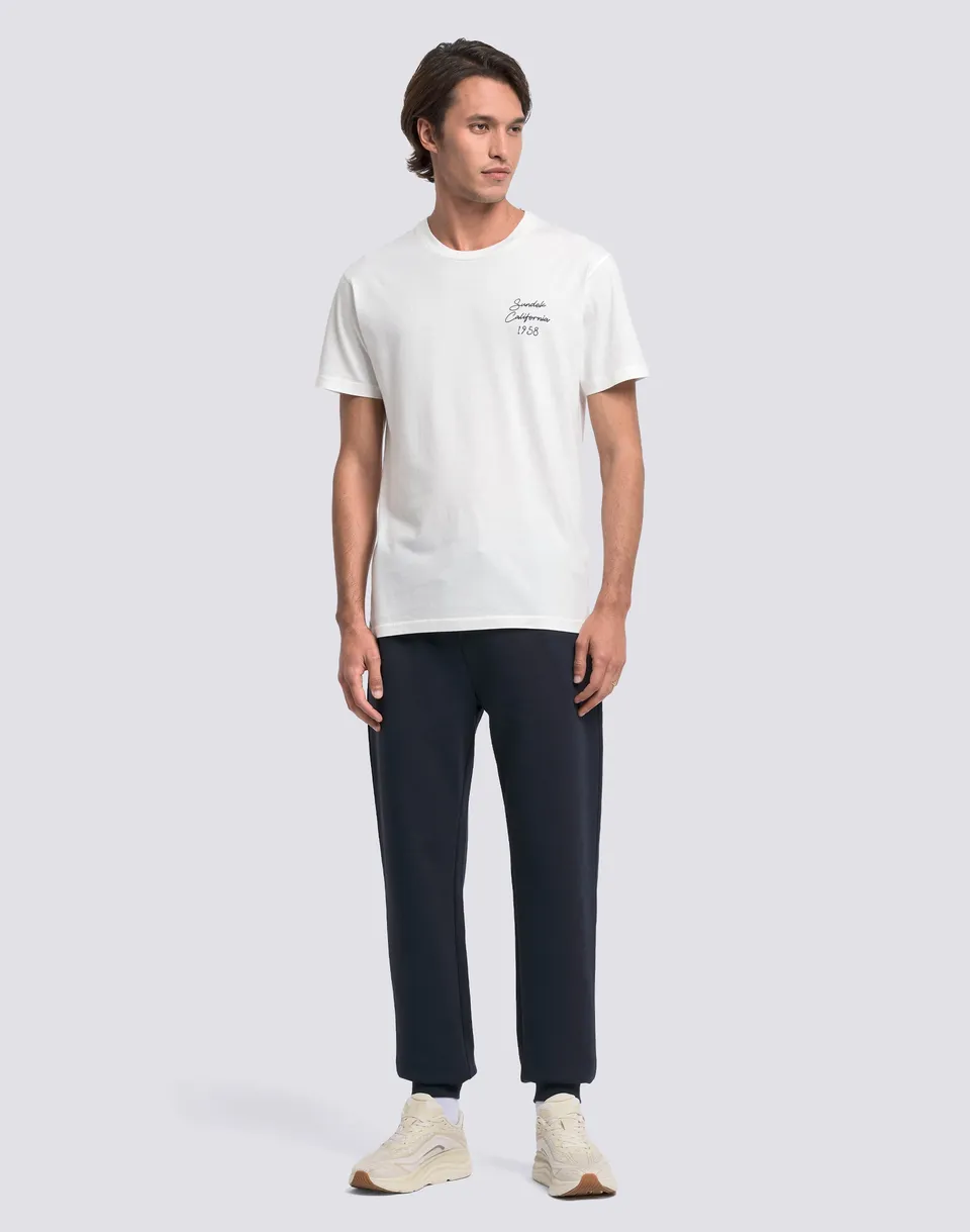 sundek-pantaloni-lunghi-uomo-vita-elasticata-cotone-interlock-riciclato image 1