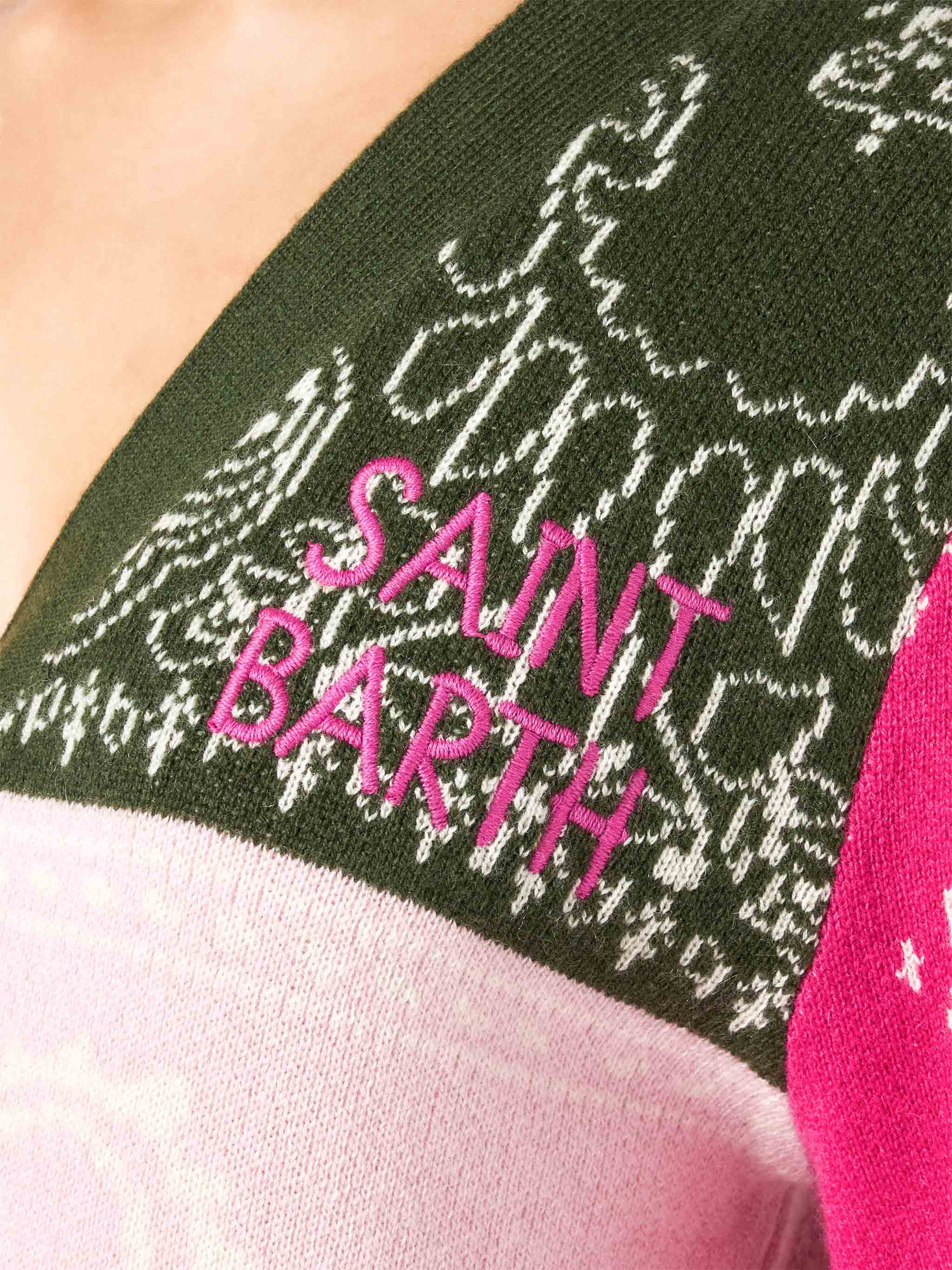 mc2-saint-barth-didy-cardigan-donna-crop-bandana-multicolore-cashmere image 3