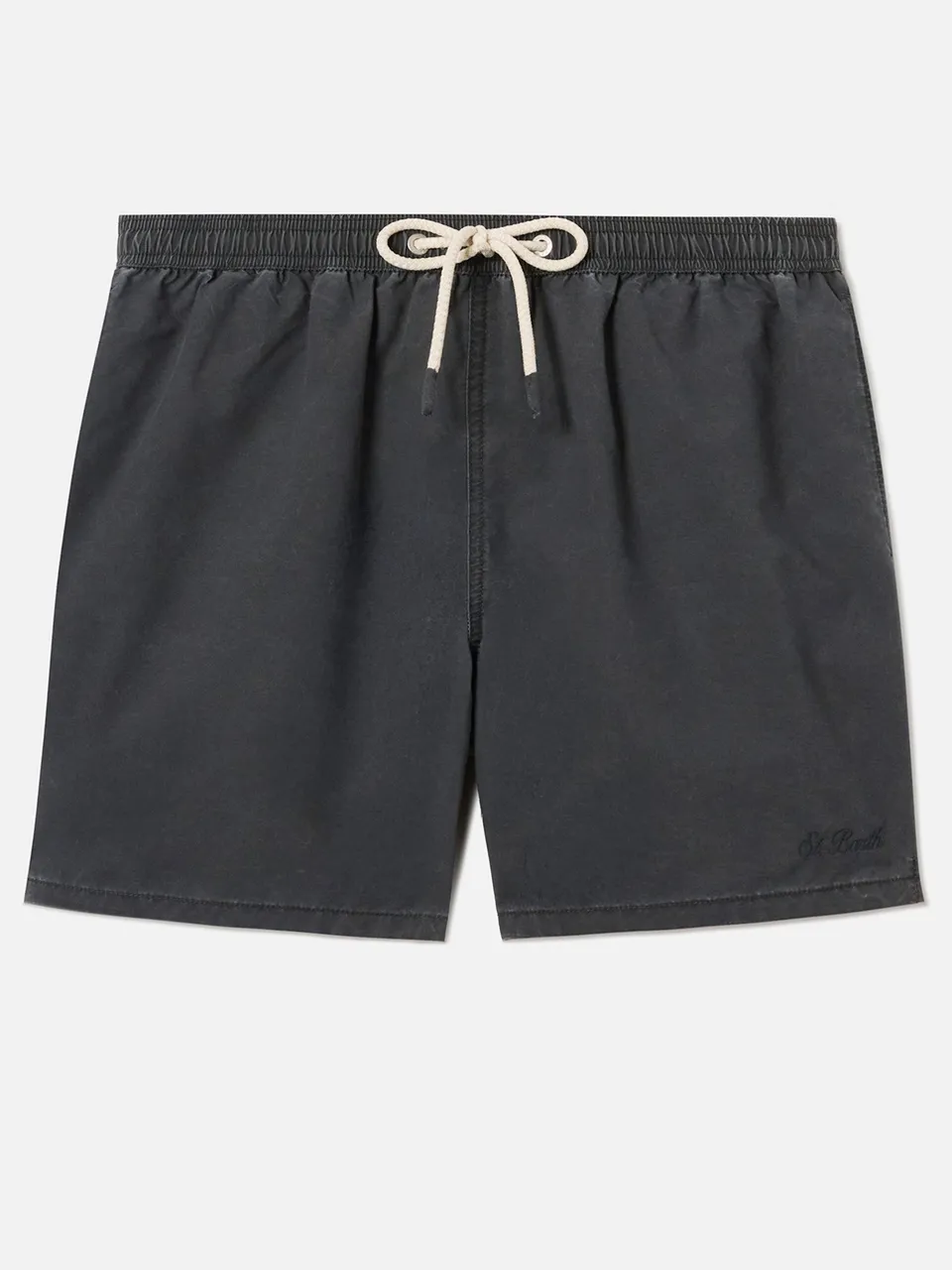 mc2-saint-barth-patmos-costume-mare-uomo-nero-effetto-used-con-ricamo-logo image 1