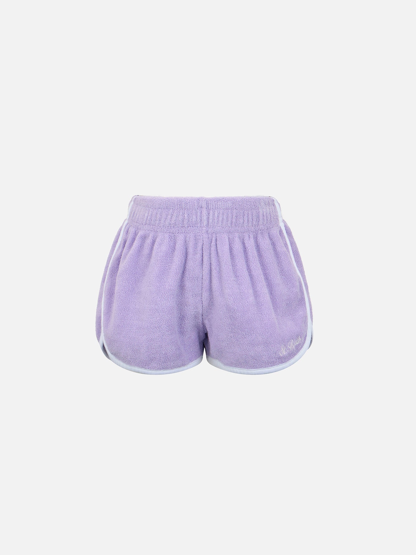 mc2-saint-barth-lierre-pantaloncini-pull-up-bambina-in-spugna-lilla image 1