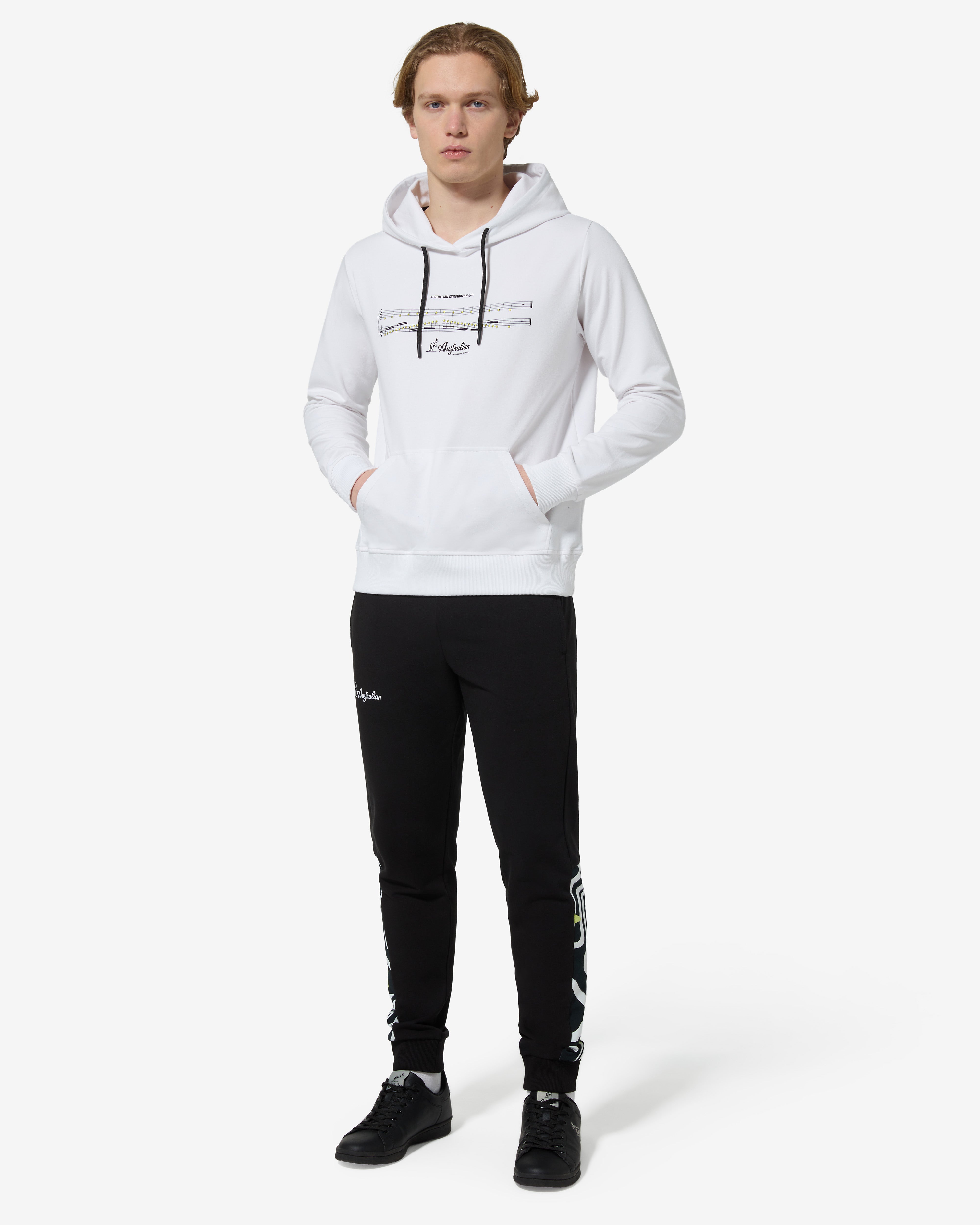australian-symphony-hoodie-bianca-felpa-con-cappuccio image 2