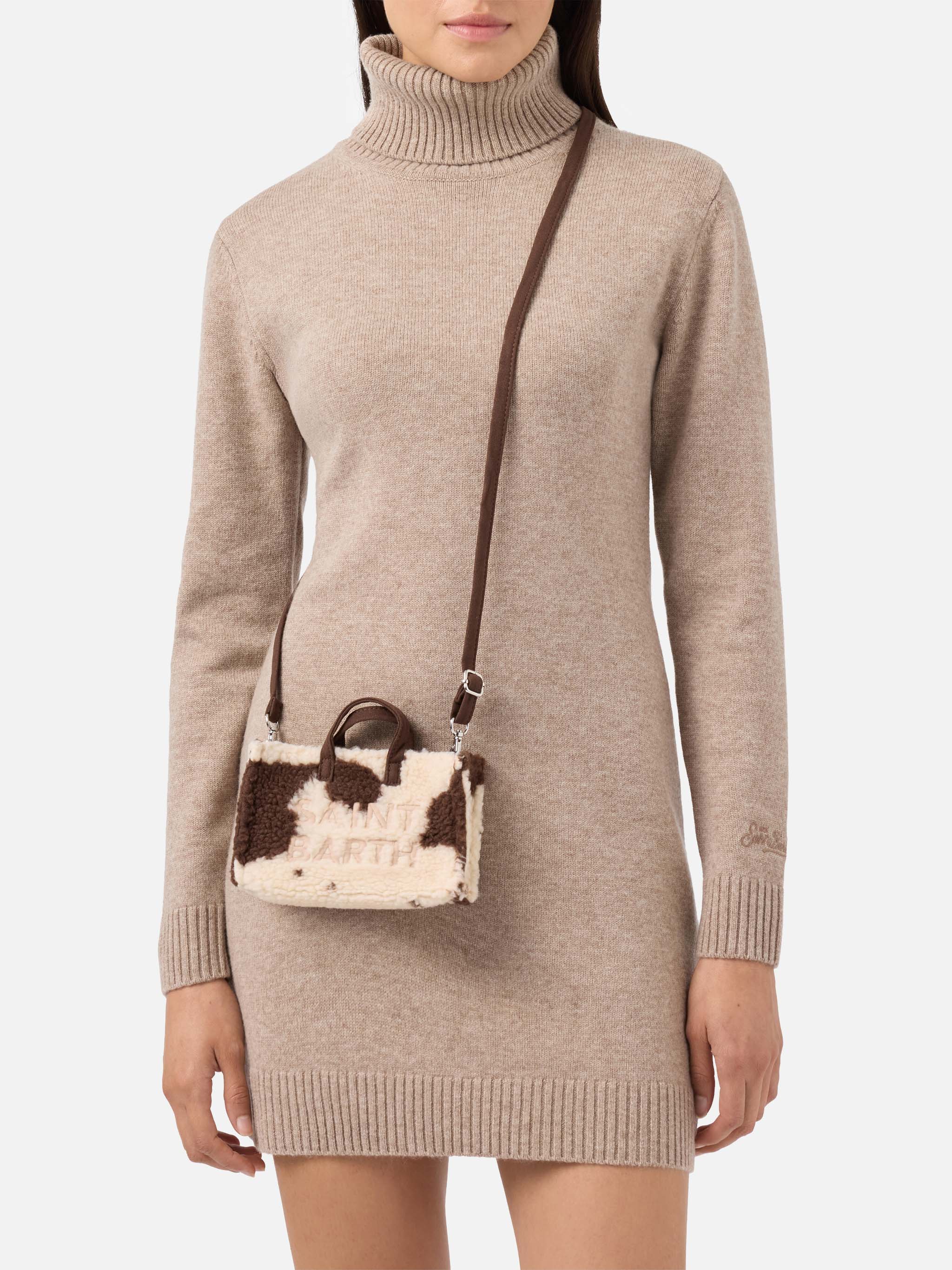 mc2-saint-barth-mini-borsa-porta-telefono-phone-bag-teddy-in-sherpa-muccato image 2