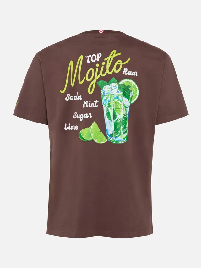 mc2-saint-barth-arnott-t-shirt-uomo-cotone-marrone-mojito image 1