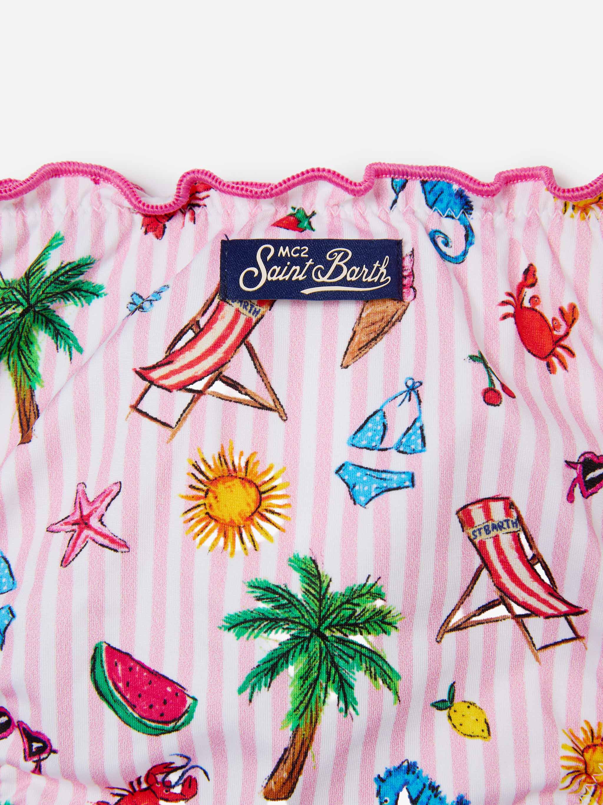 mc2-saint-barth-bikini-emy-bianco-e-rosa-a-righe-con-stampa-funny-all-over image 3