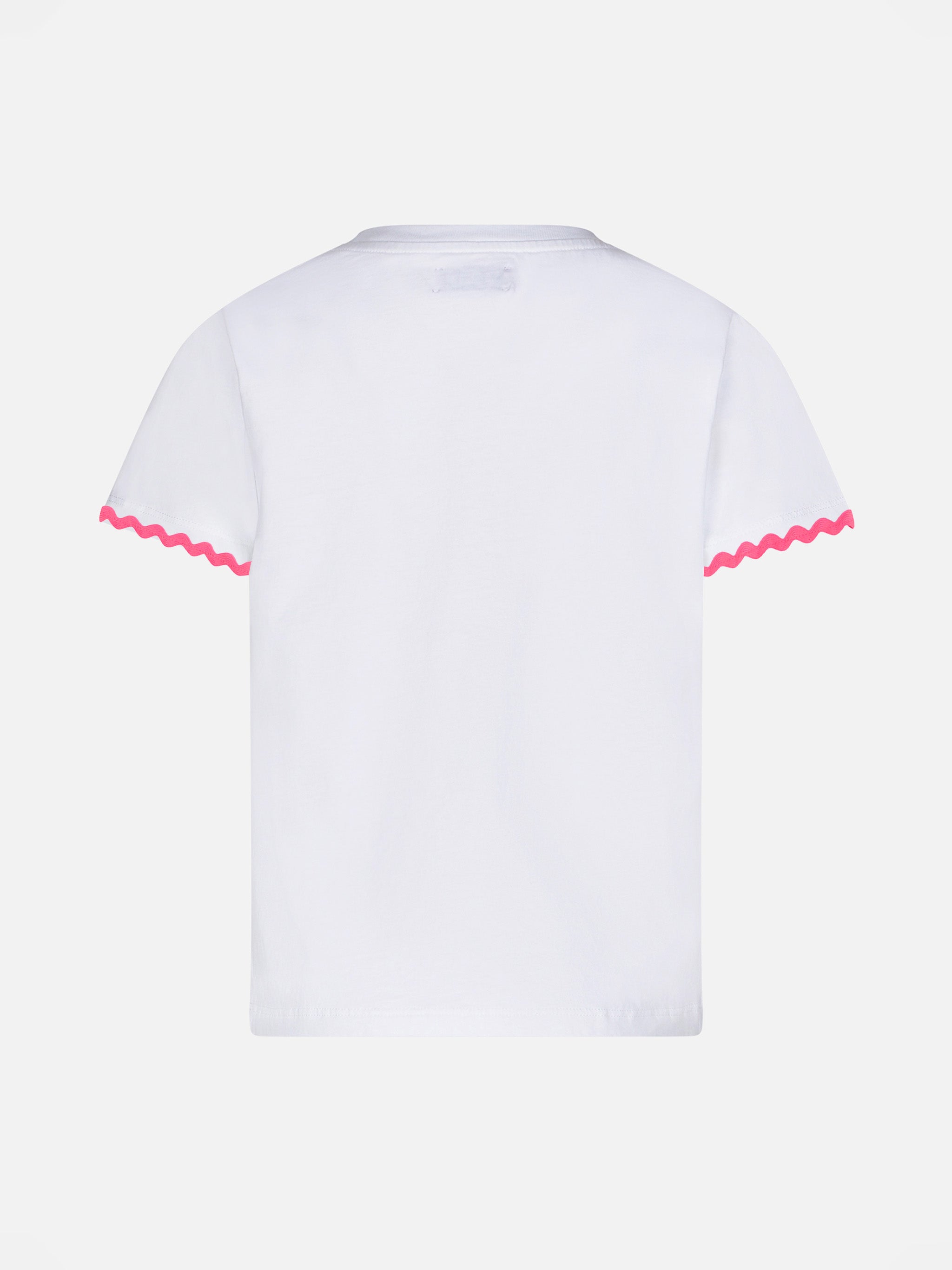 t-shirt-mc2-saint-barth-da-bambina-con-scritta-princess-la-plage-e-ricamo image 2
