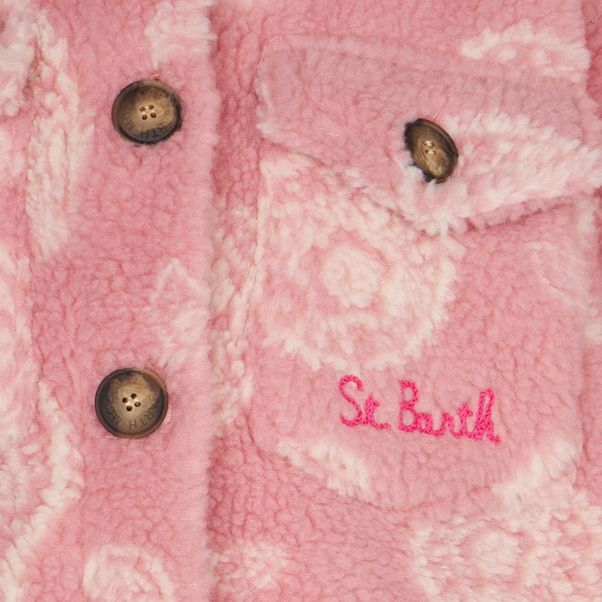mc2-saint-barth-sovracamicia-bambina-in-sherpa-stampa-paisley-rosa-oversize image 3