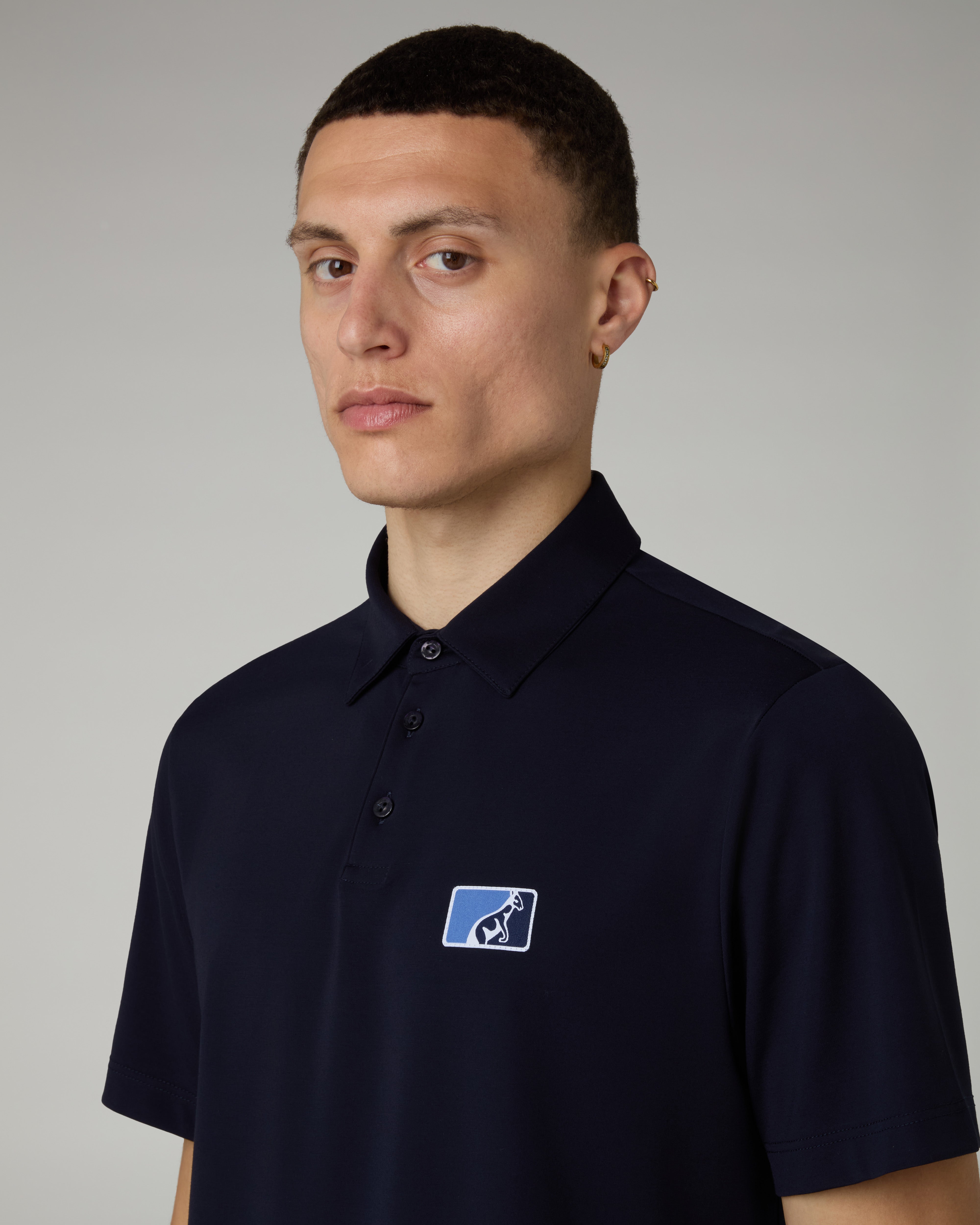 australian-league-flow-polo-shirt-eclipse-blue image 4