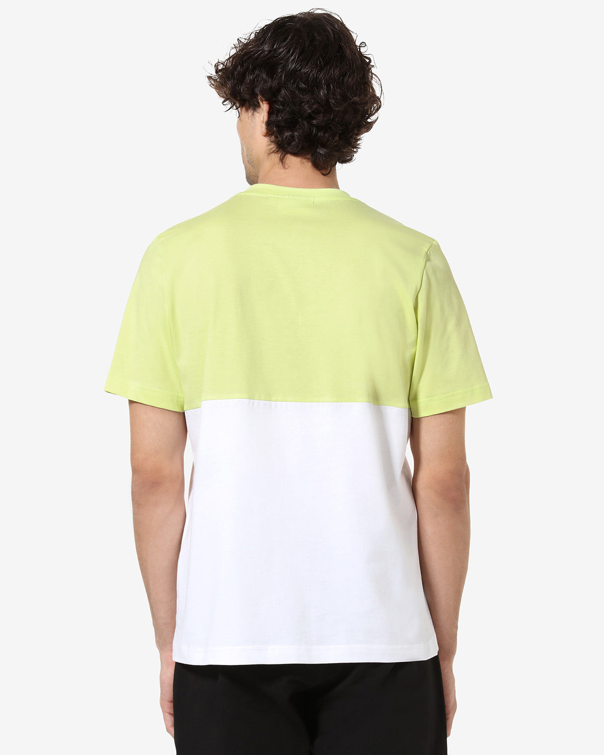 australian-color-block-t-shirt-t-shirt-cotone-lime-logo-rifrangente image 3