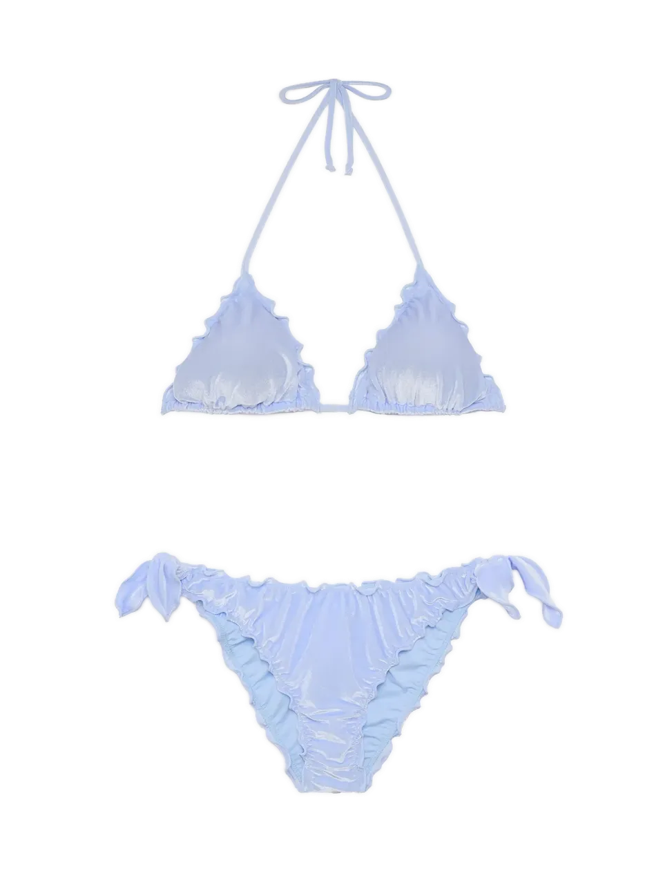 mc2-saint-barth-bikini-triangolo-sagittarius-moon-velluto-azzurro-chiaro image 1