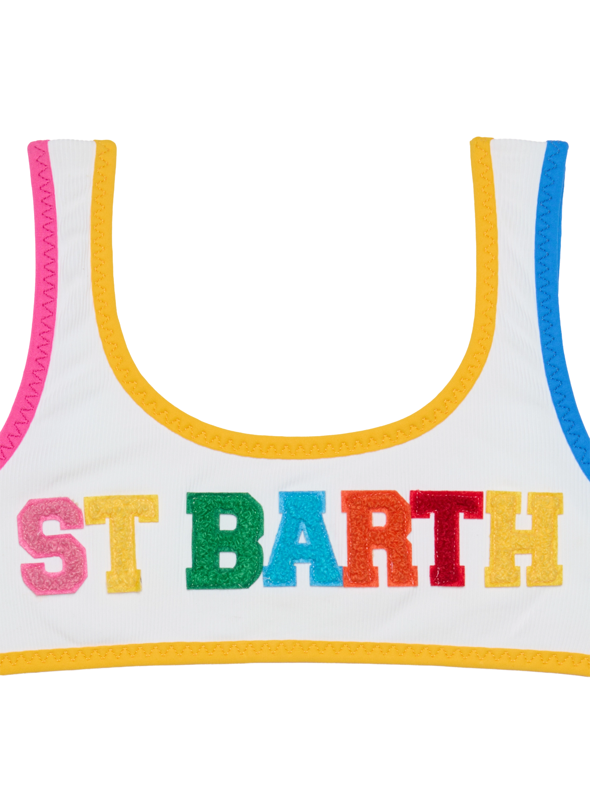 mc2-saint-barth-bikini-da-bambina-a-bralette-con-toppa-st-barth-multicolore image 3