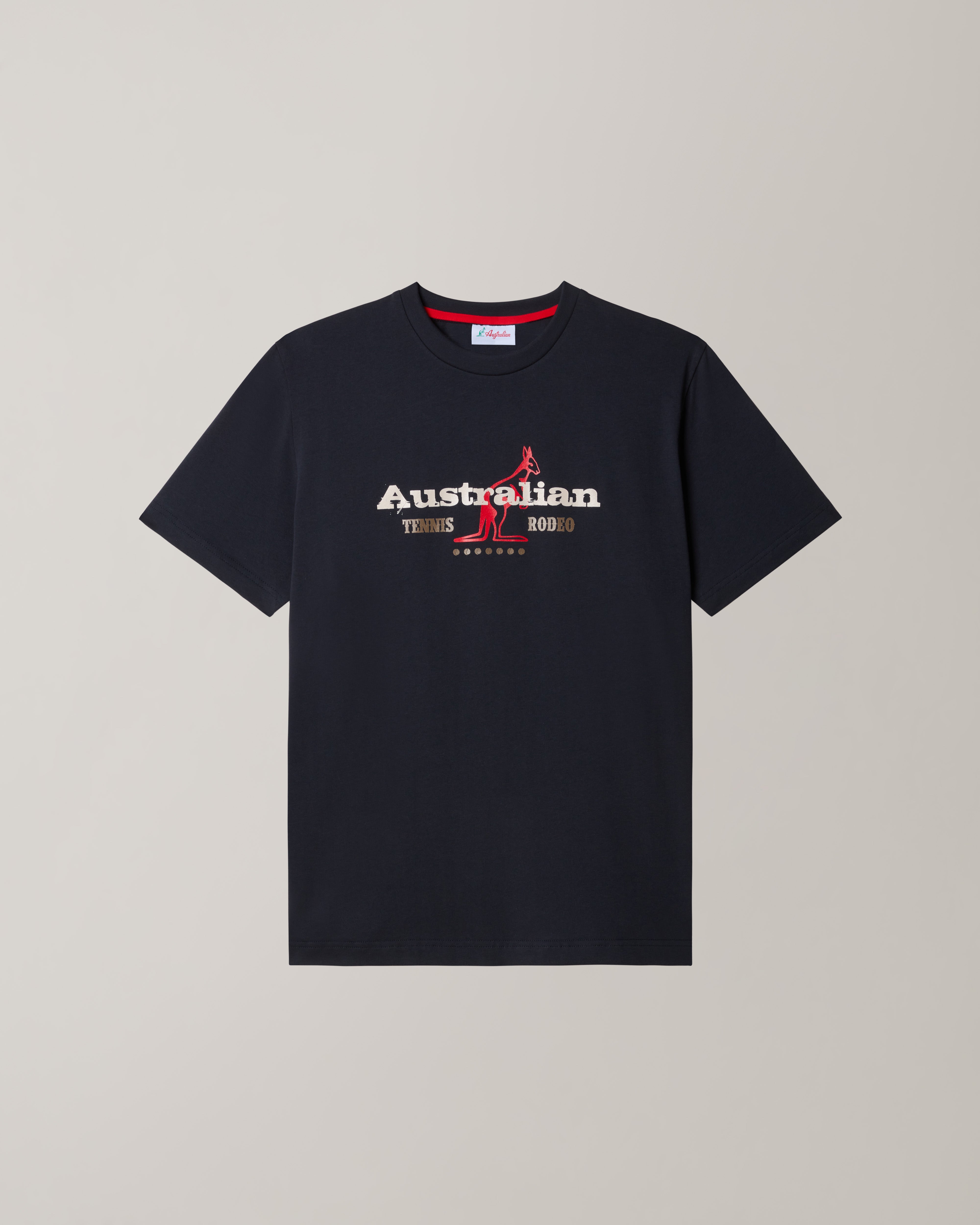 australian-rodeo-t-shirt-in-cotone-regular-fit-blu-navy image 6