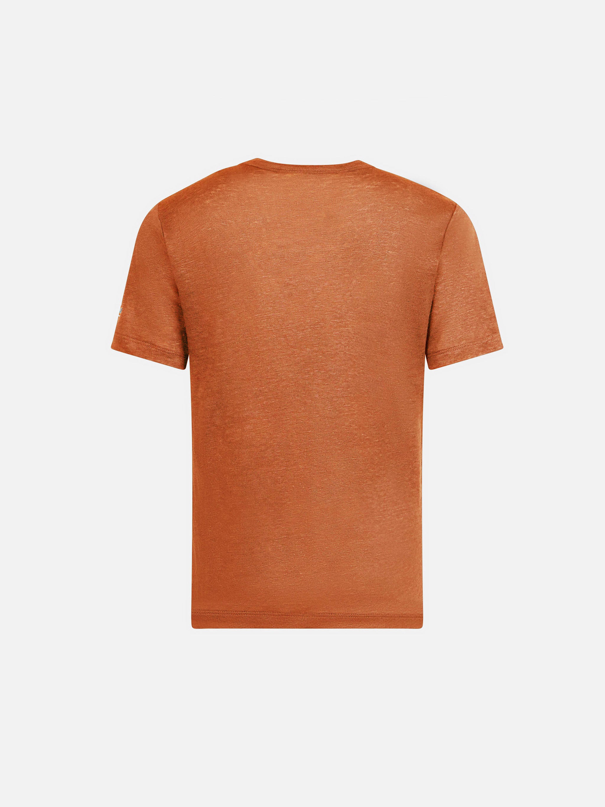 mc2-saint-barth-t-shirt-alex-in-jersey-di-lino-arancio-per-bambino image 3