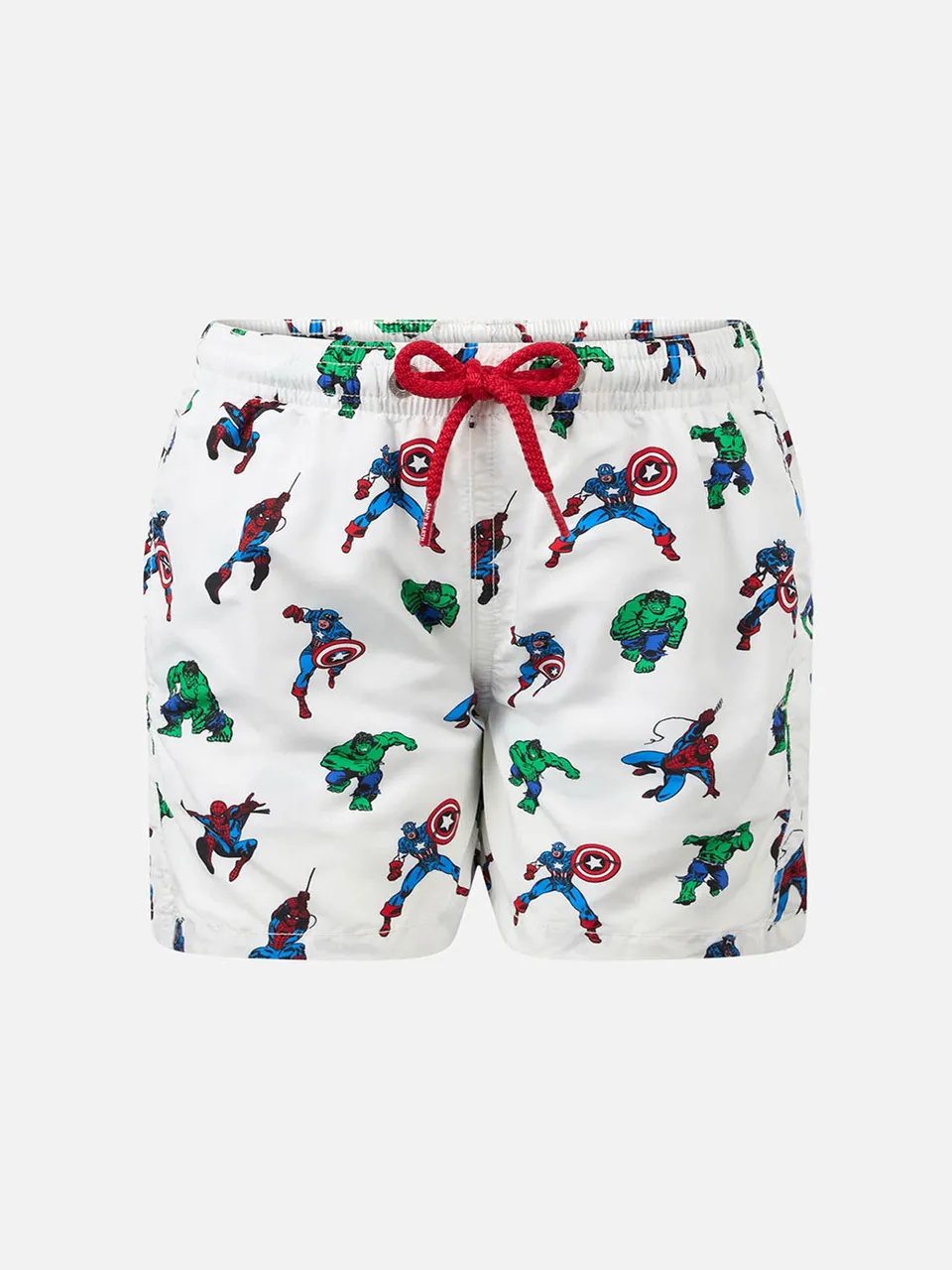 mc2-saint-barth-costume-boxer-bambino-jean-lighting-bianco-marvel-supereroi-ediz image 1