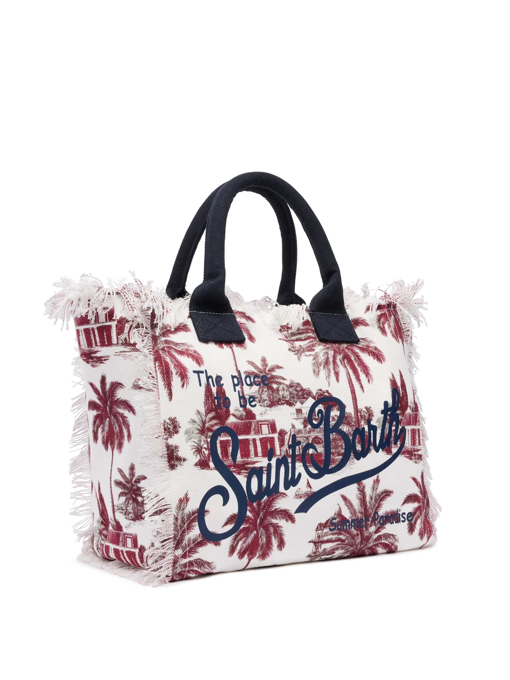 mc2-saint-barth-vanity-borsa-shopping-canvas-toile-de-jouy-bordeaux-bianco image 4