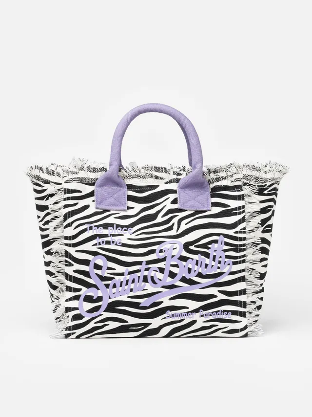 mc2-saint-barth-vanity-borsa-a-spalla-in-canvas-di-cotone-stampa-zebrata-bianco- image 1