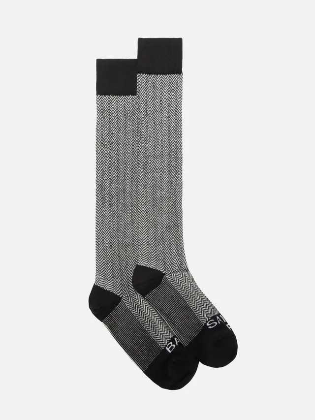 calze-mc2-saint-barth-sox-in-misto-cotone-con-jacquard-herringbone image 1