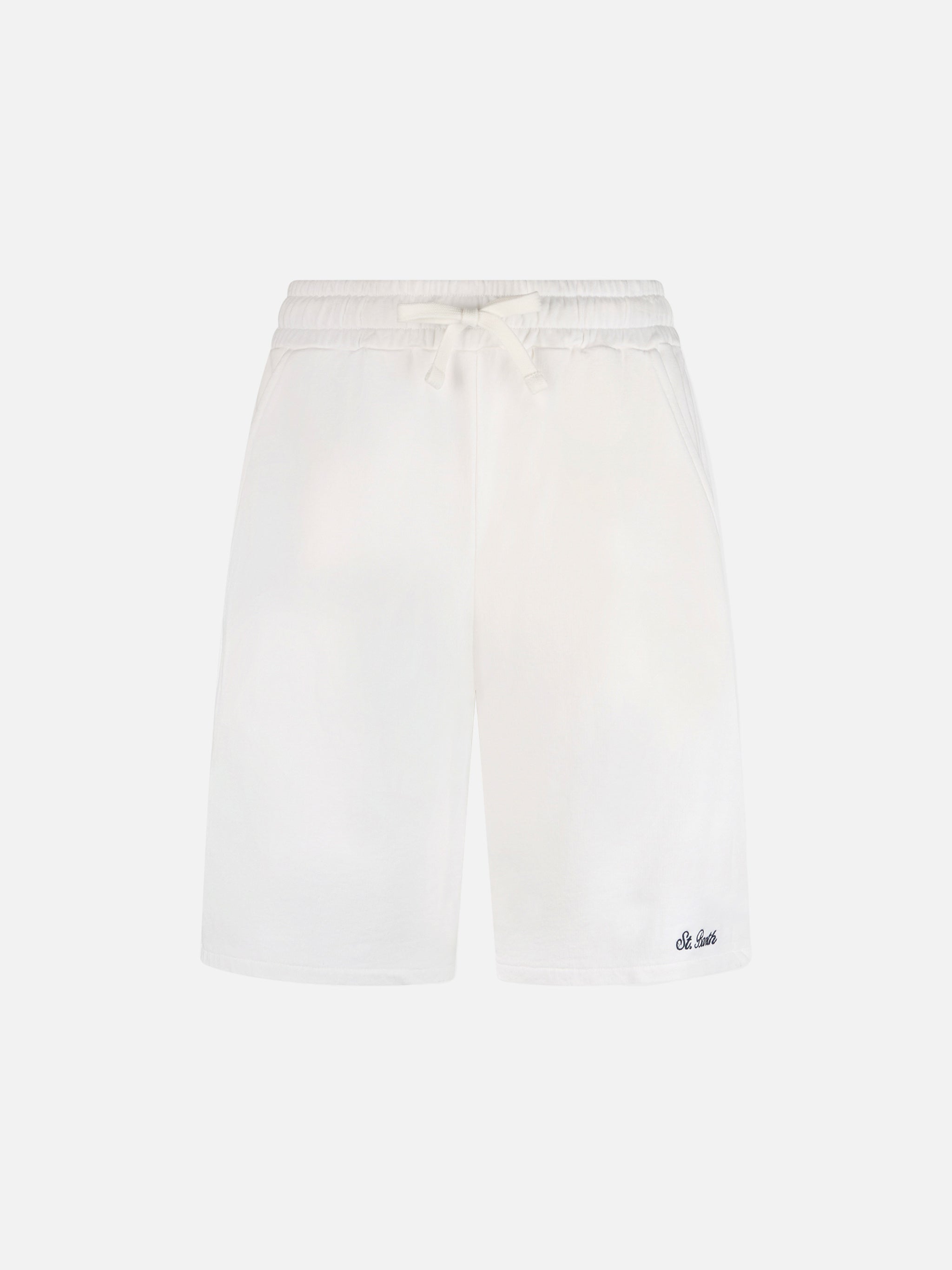 mc2-saint-barth-randle-bermuda-uomo-felpa-cotone-bianco image 4