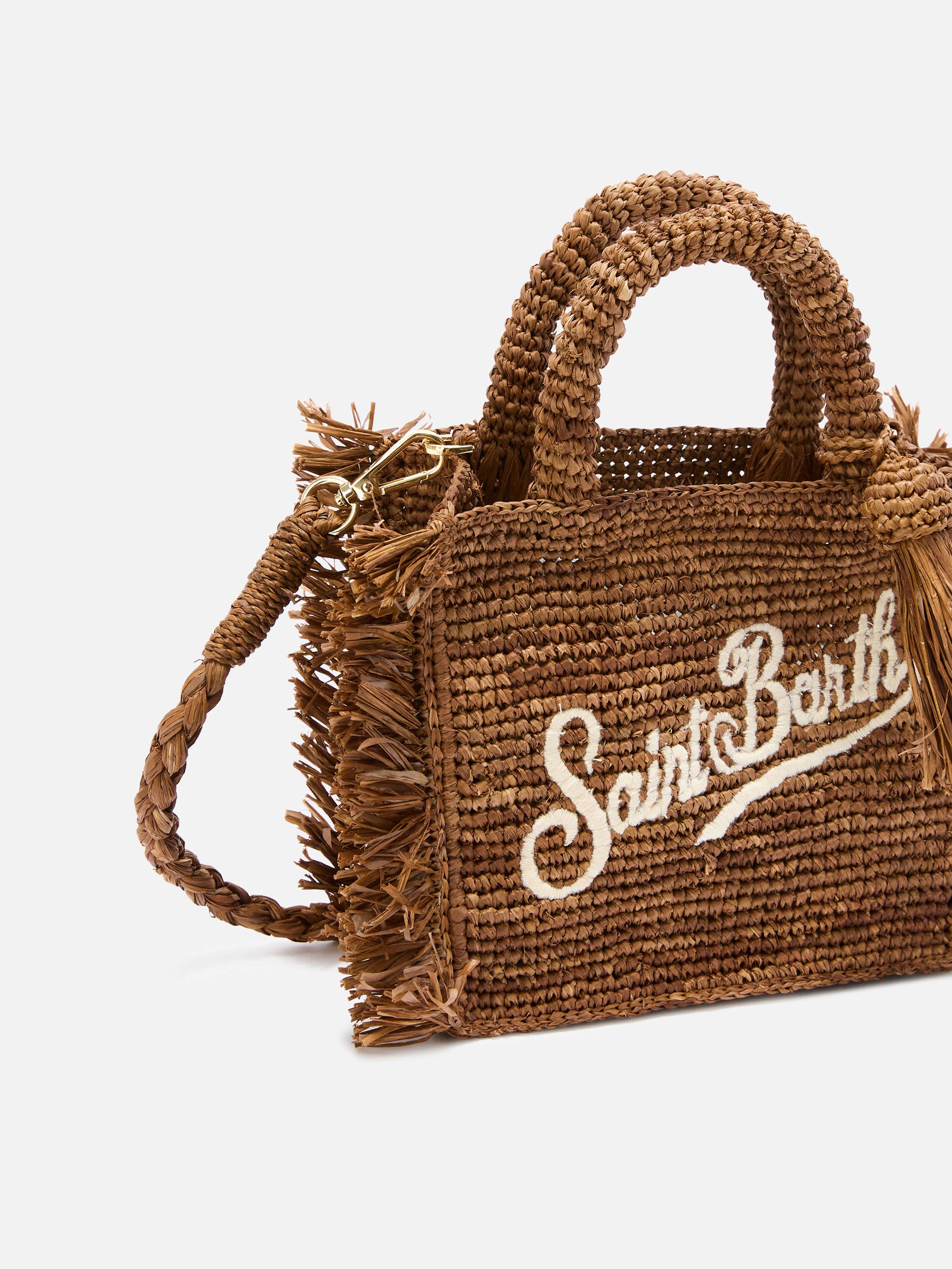 mc2-saint-barth-borsa-vanity-mini-raffia-marrone-con-frange image 4