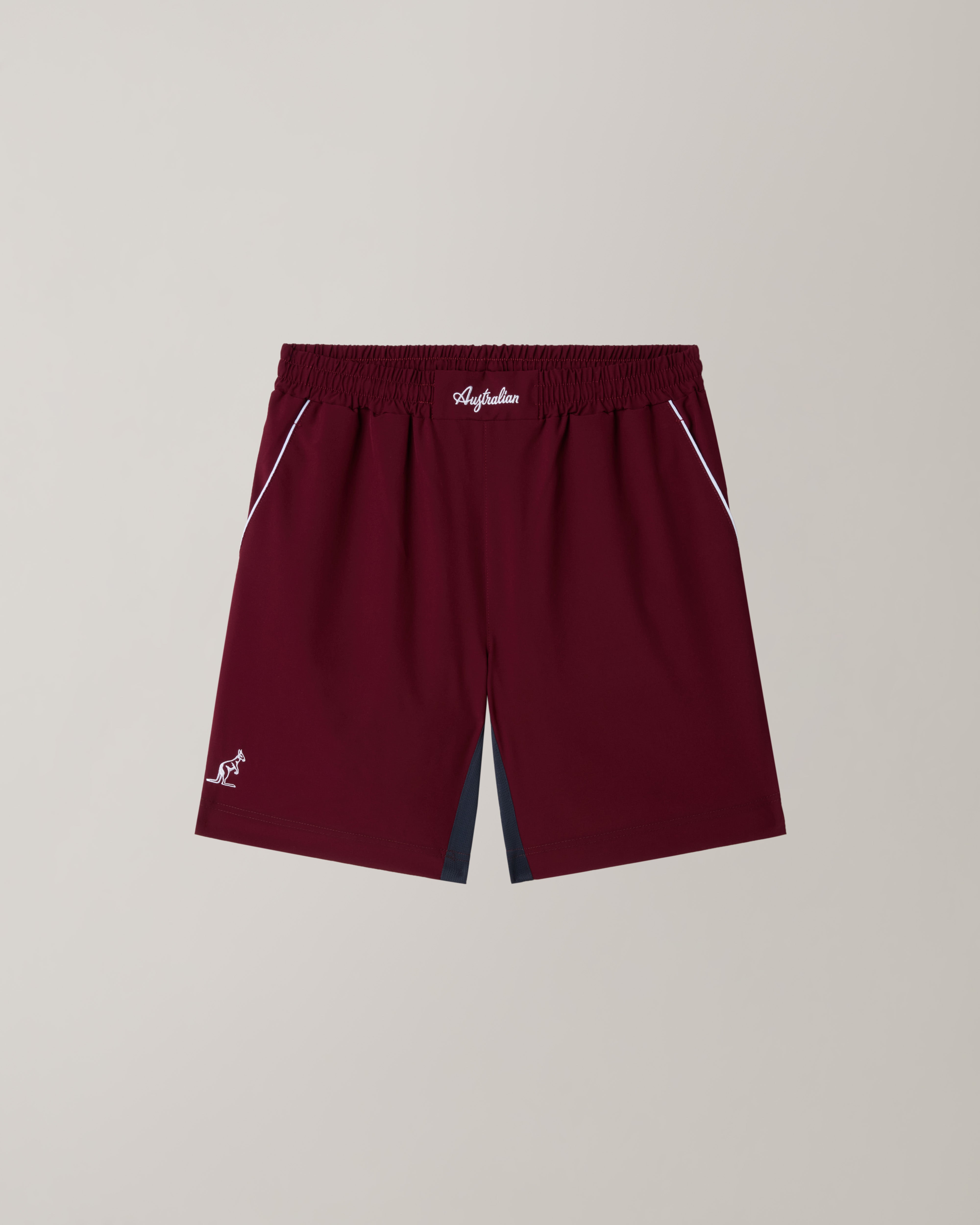 australian-slam-classic-short-short-tennis-bi-elastico-rubino image 6