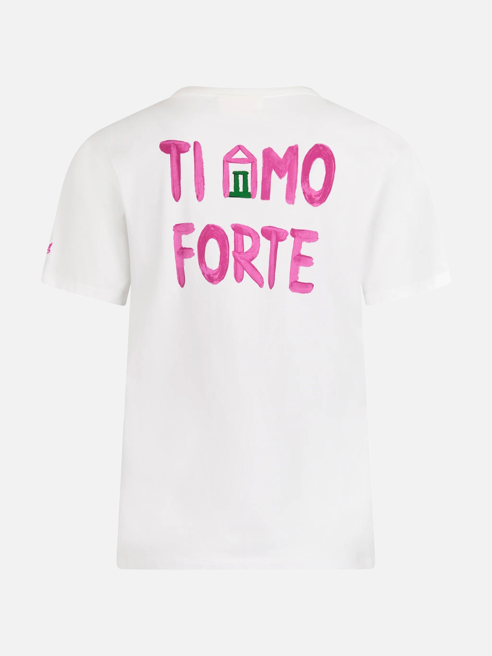 t-shirt-mc2-saint-barth-emilie-in-cotone-bianco-con-stampa-amo-forte-special-edi image 6