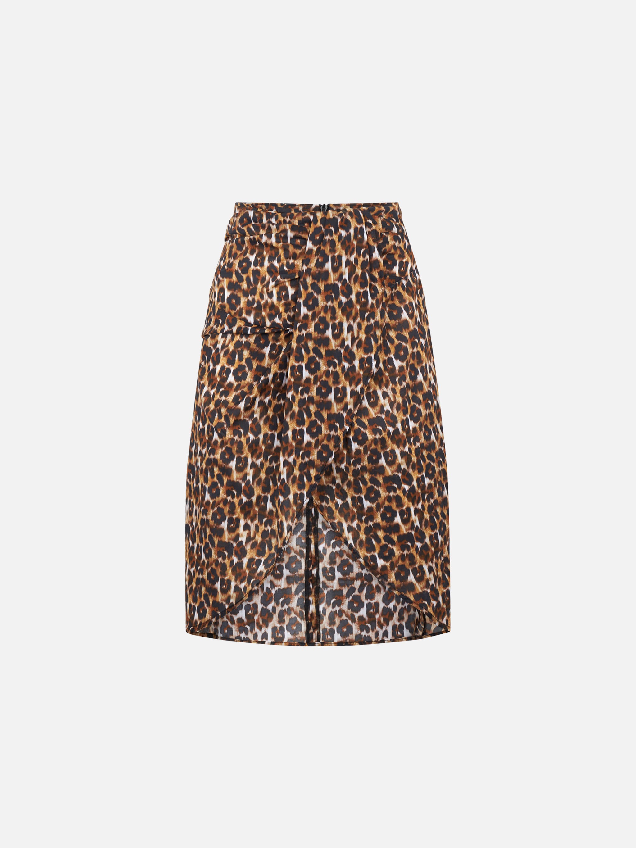 mc2-saint-barth-gonna-midi-amanda-animalier-in-cotone-con-nodo image 4