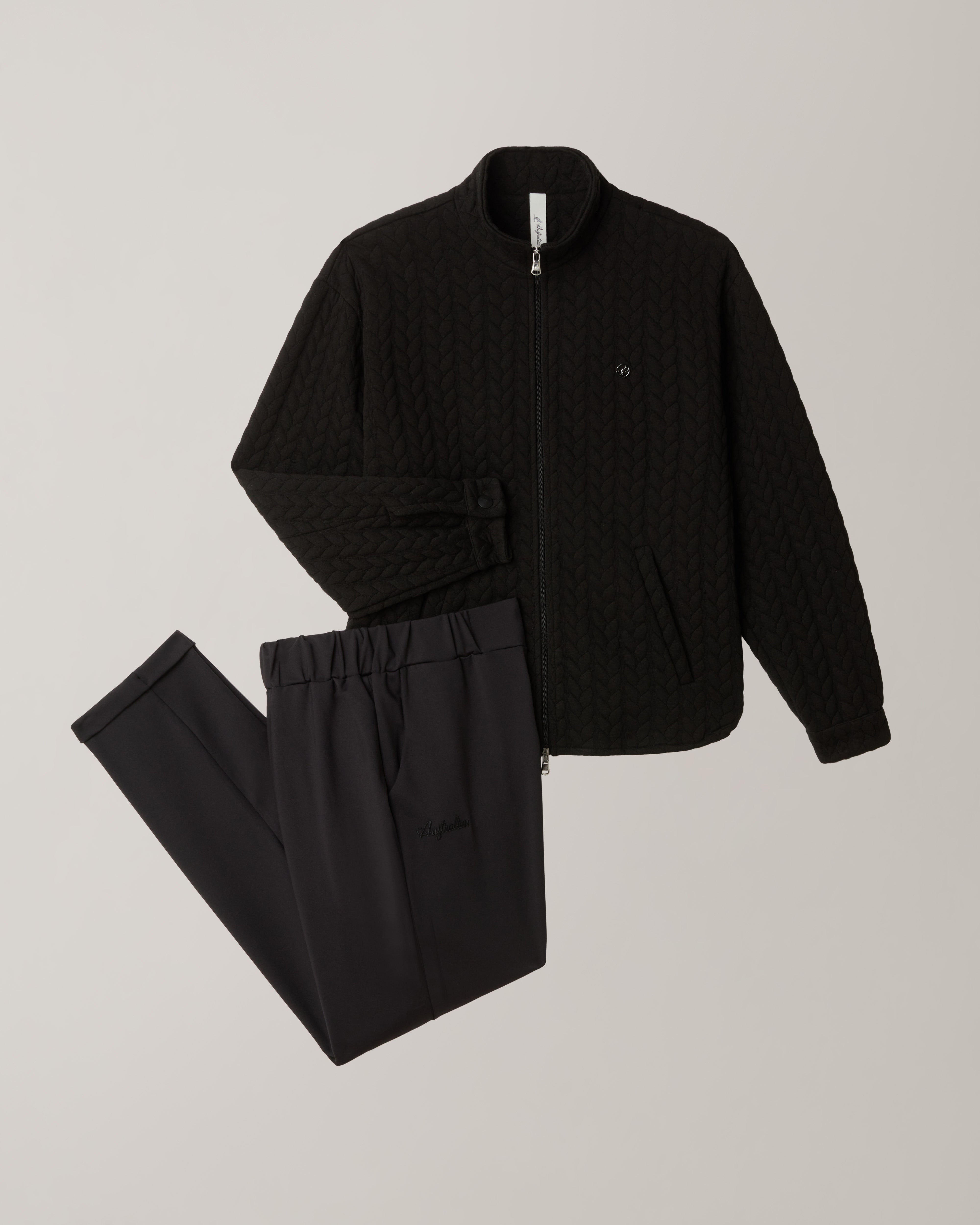 australian-winterly-tracksuit-tuta-nera-braid-silky-touch image 7