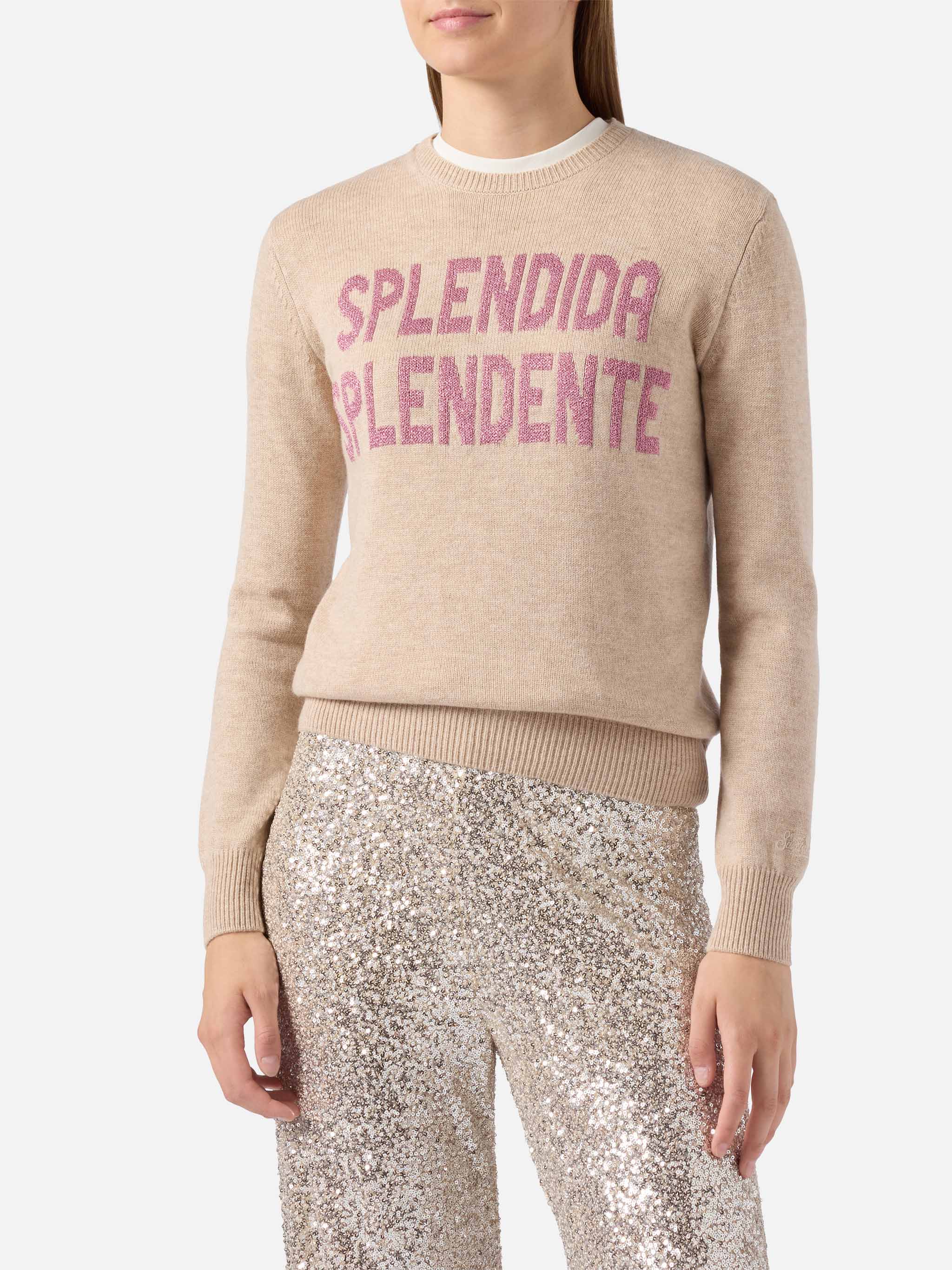mc2-saint-barth-maglione-new-queen-donna-in-misto-cashmere-bianco-con-jacquard-l image 1