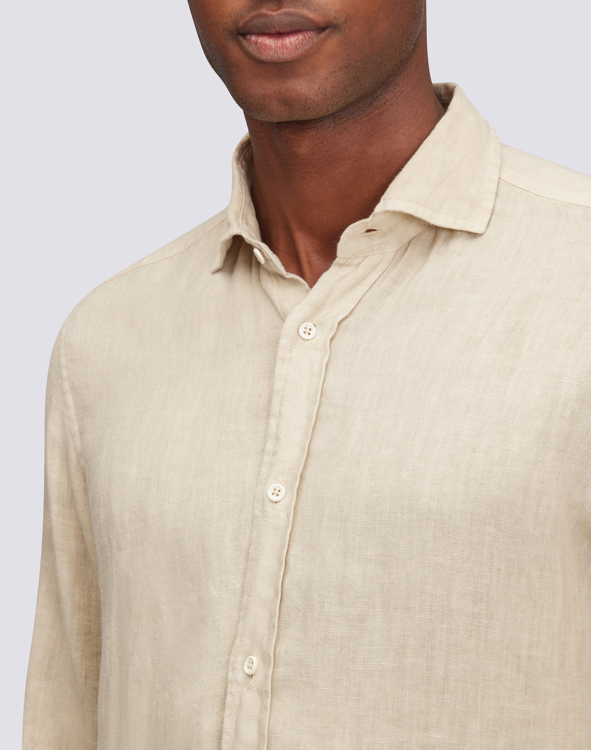 sundek-camicia-uomo-in-lino-con-collo-classico image 3