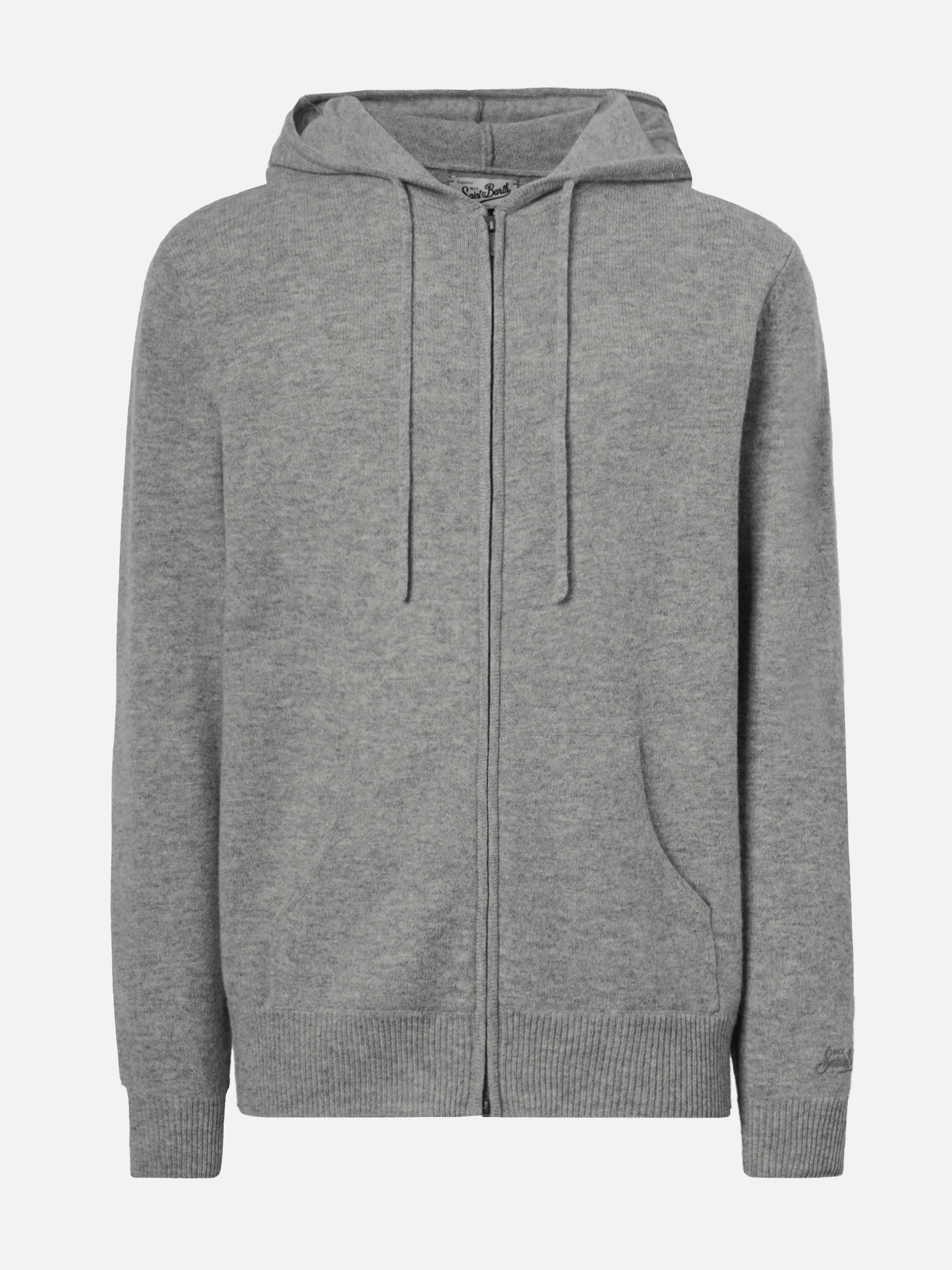 mc2-saint-barth-notting-felpa-con-cappuccio-in-100-lambswool-grigio-melange image 5