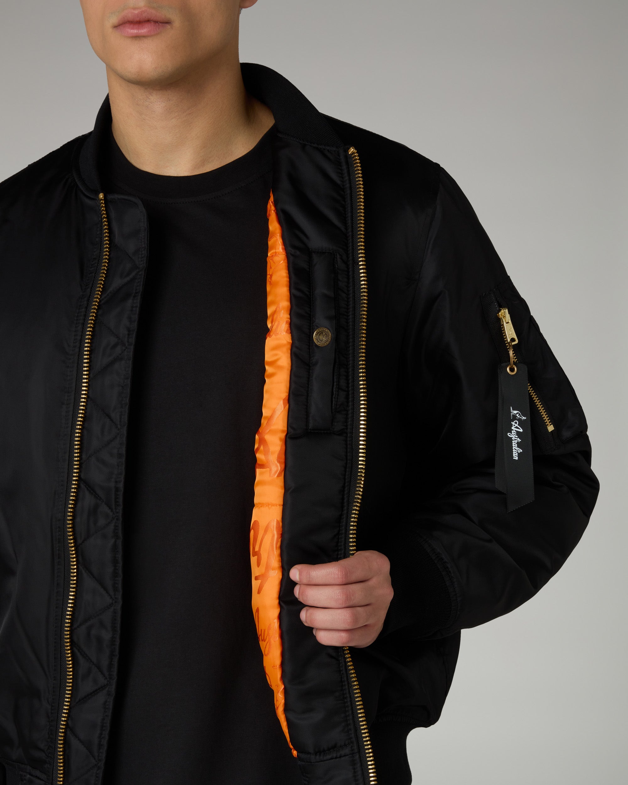 australian-archive-bomber-jacket-giubbotto-twill-nylon image 6