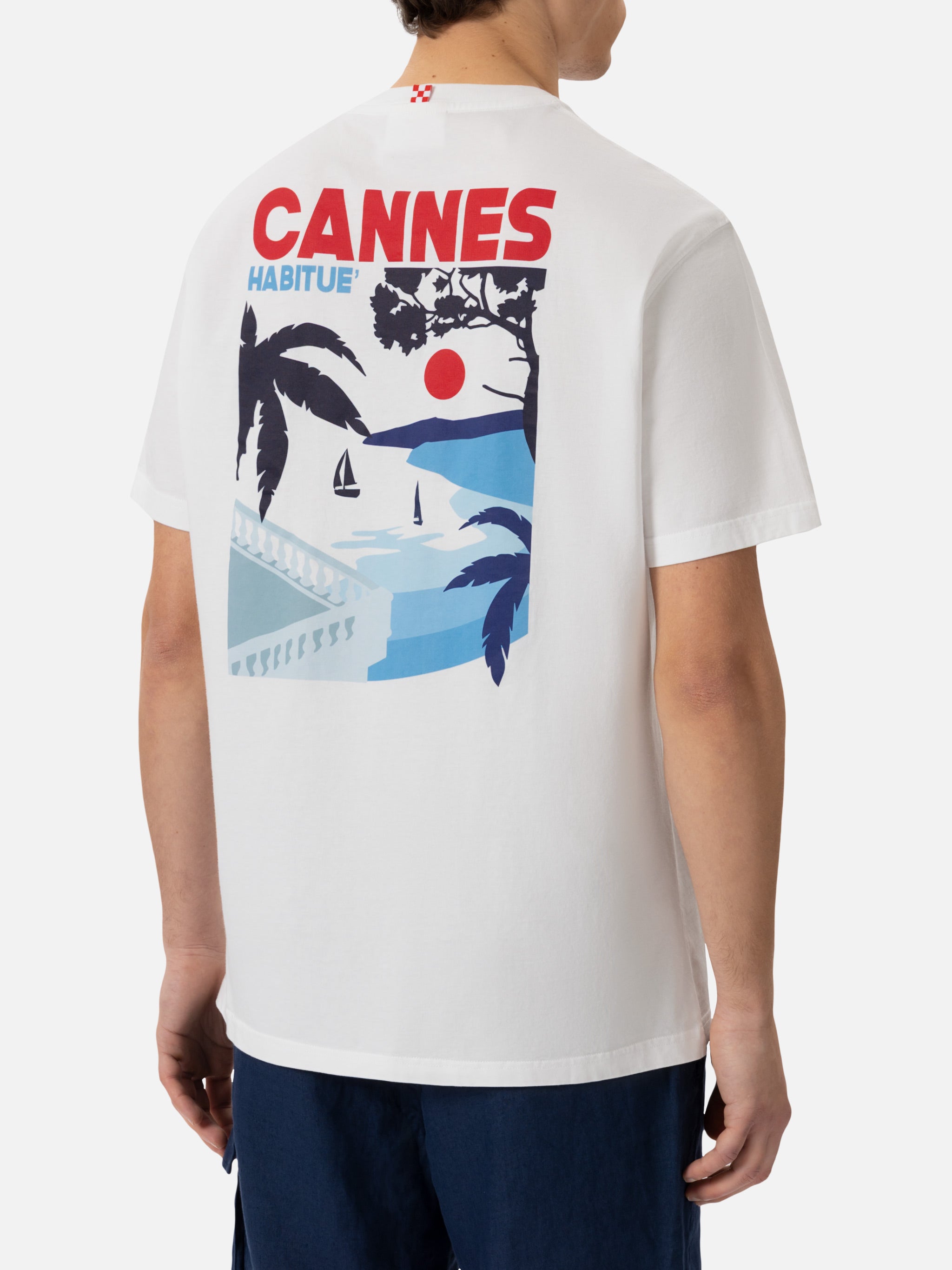 mc2-saint-barth-t-shirt-man-uomo-t-shirt-in-cotone-bianco-stampa-postcard-cannes image 4