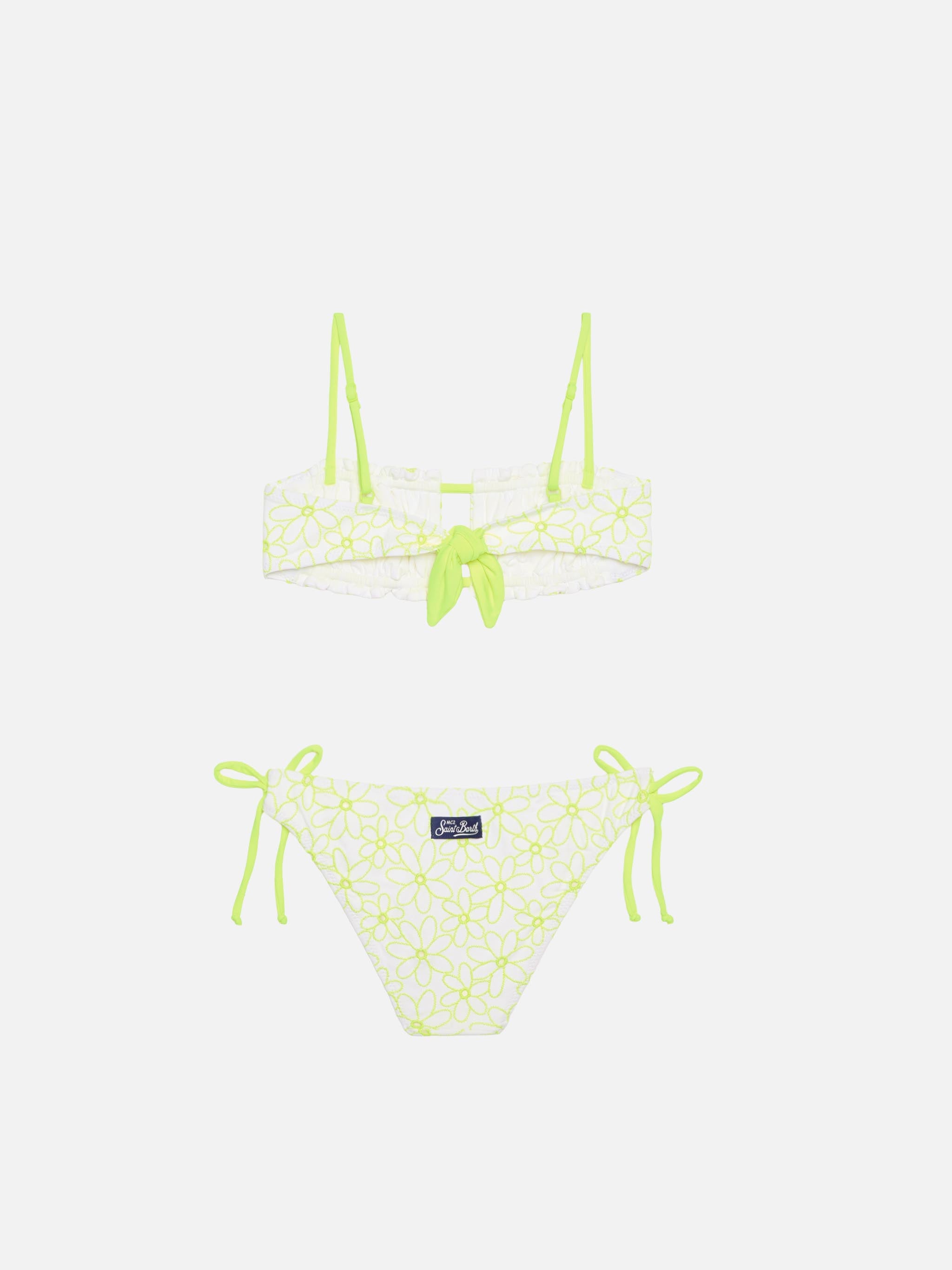 bikini-bambina-mc2-saint-barth-con-ricamo-margherite-gialle image 2