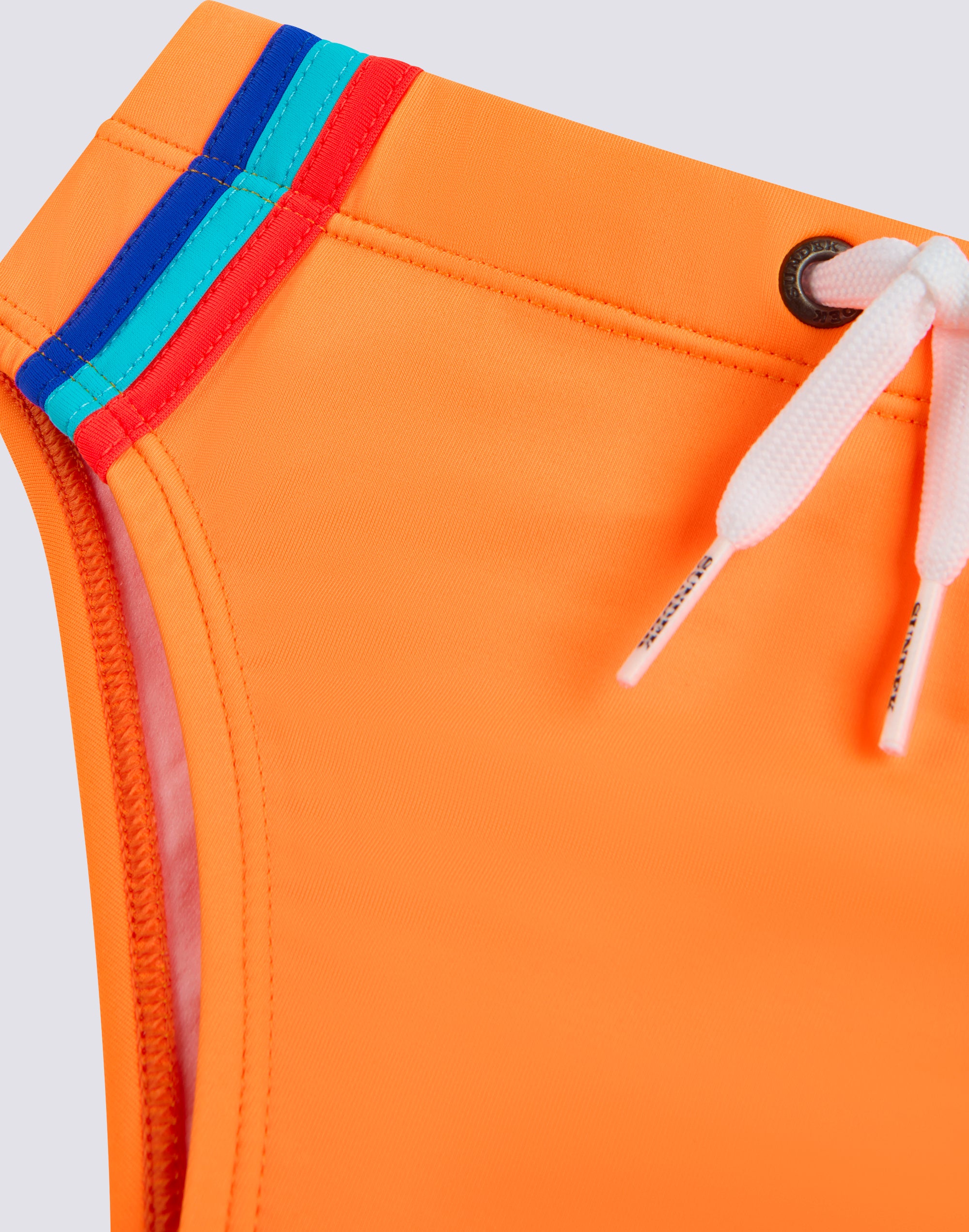 sundek-slip-mare-bambino-in-nylon-econyl-con-tricolore image 3